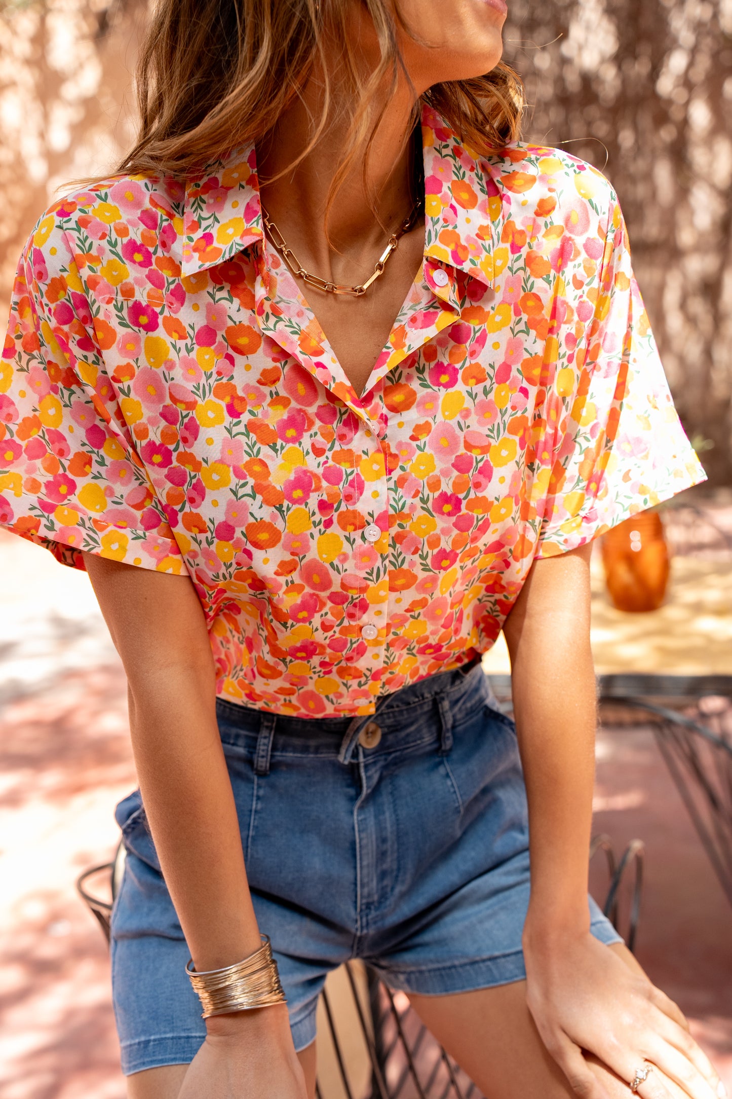 Chemise "Fleur d’Été"