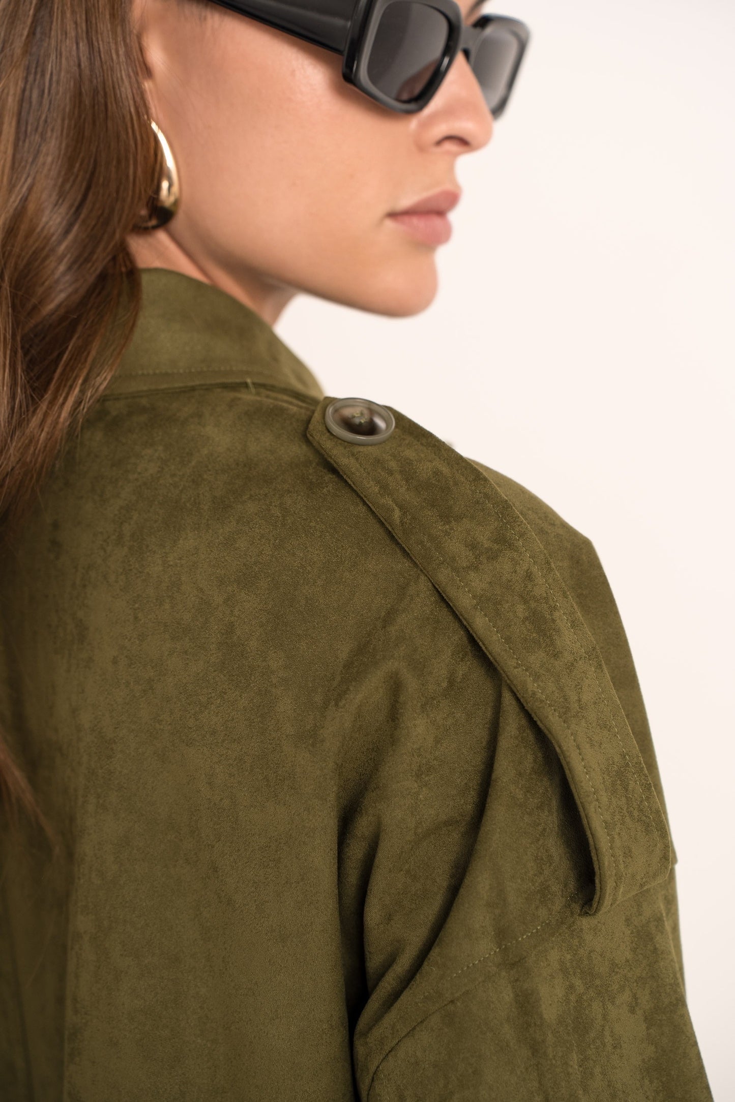 Veste bombers effet daim Souple