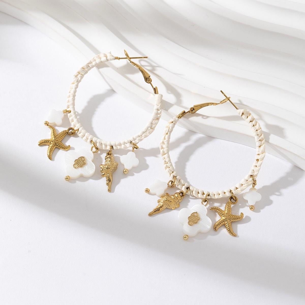 Boucles d'Oreilles "Trésor de Plage"