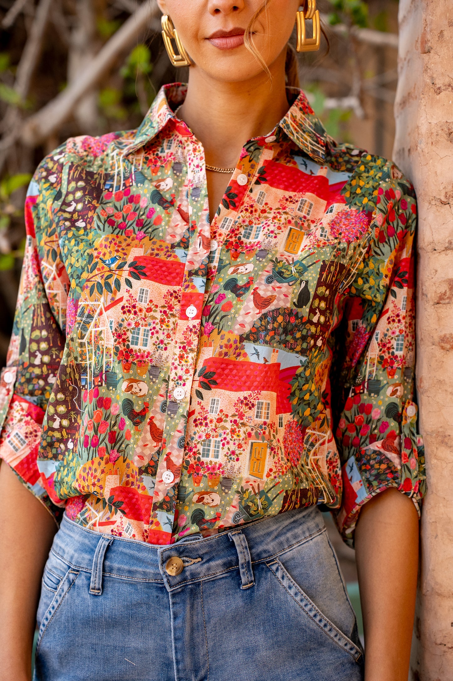 Chemise "Jardin Secret"