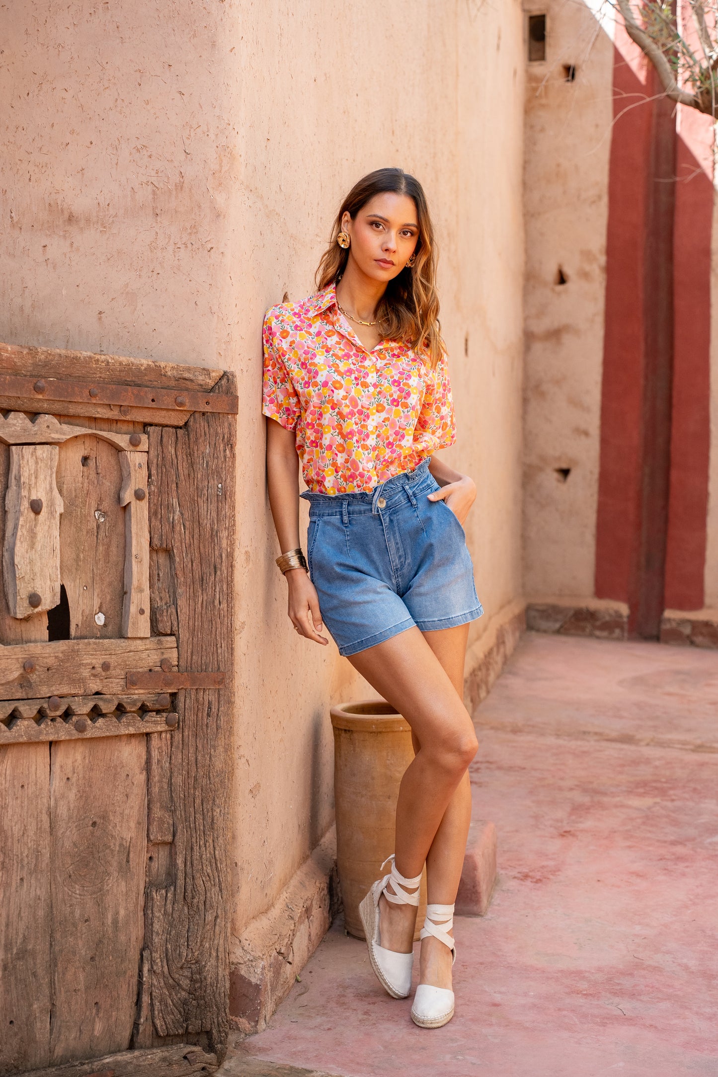 Chemise "Fleur d’Été"