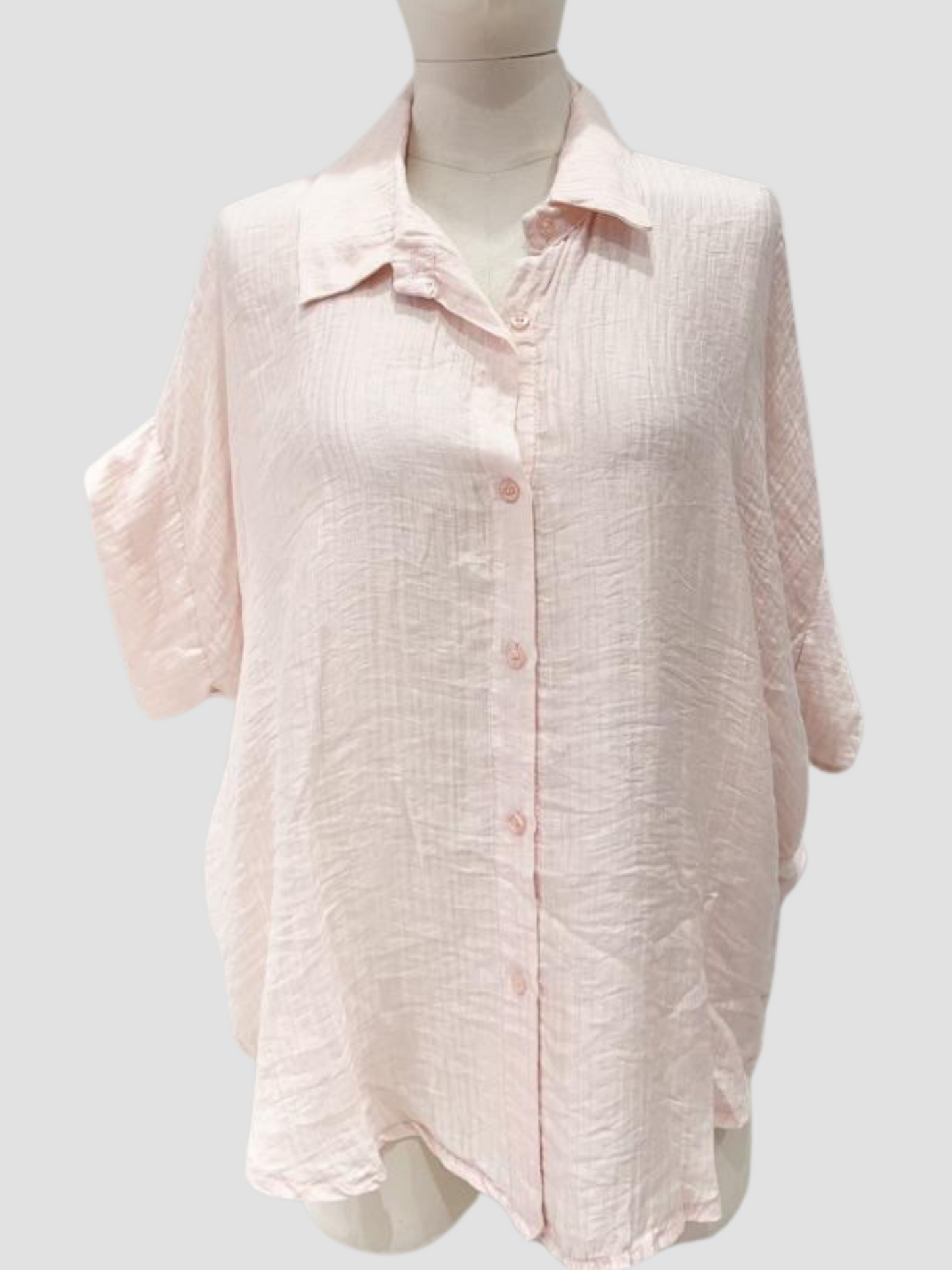 Chemise Fluide Crépée TU du 44 au 50