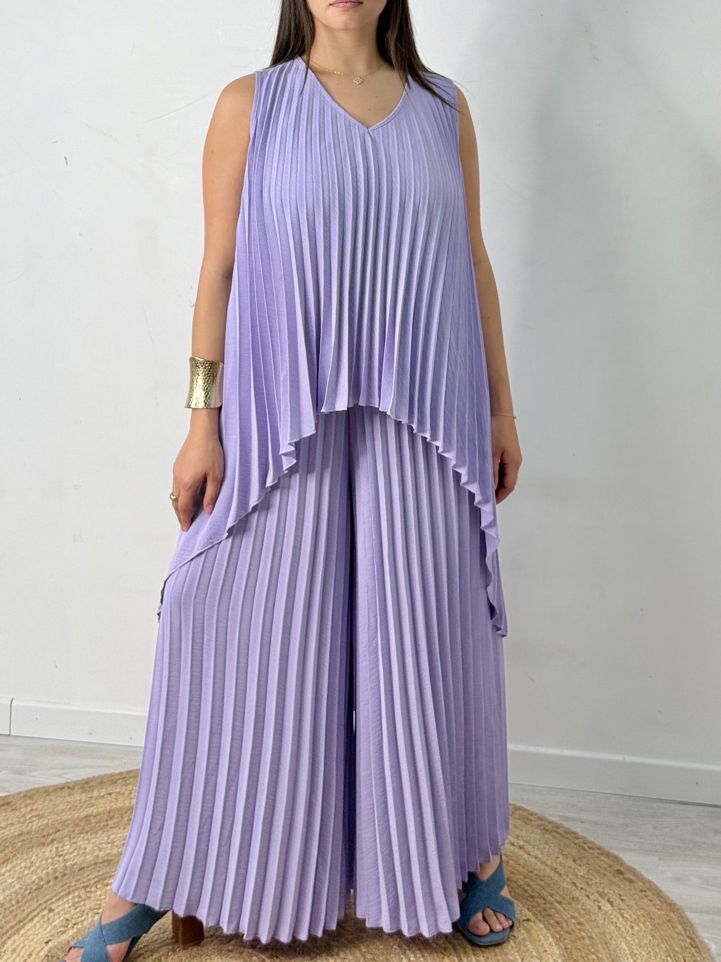 Pantalons Grande Taille Plissés