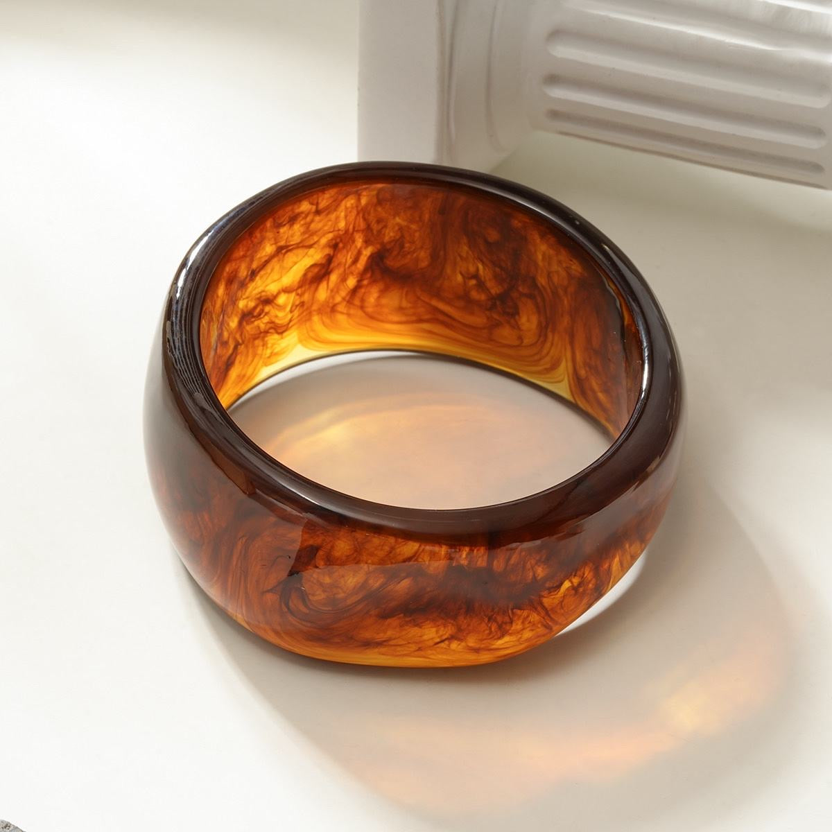 Bracelet Jonc Ambré