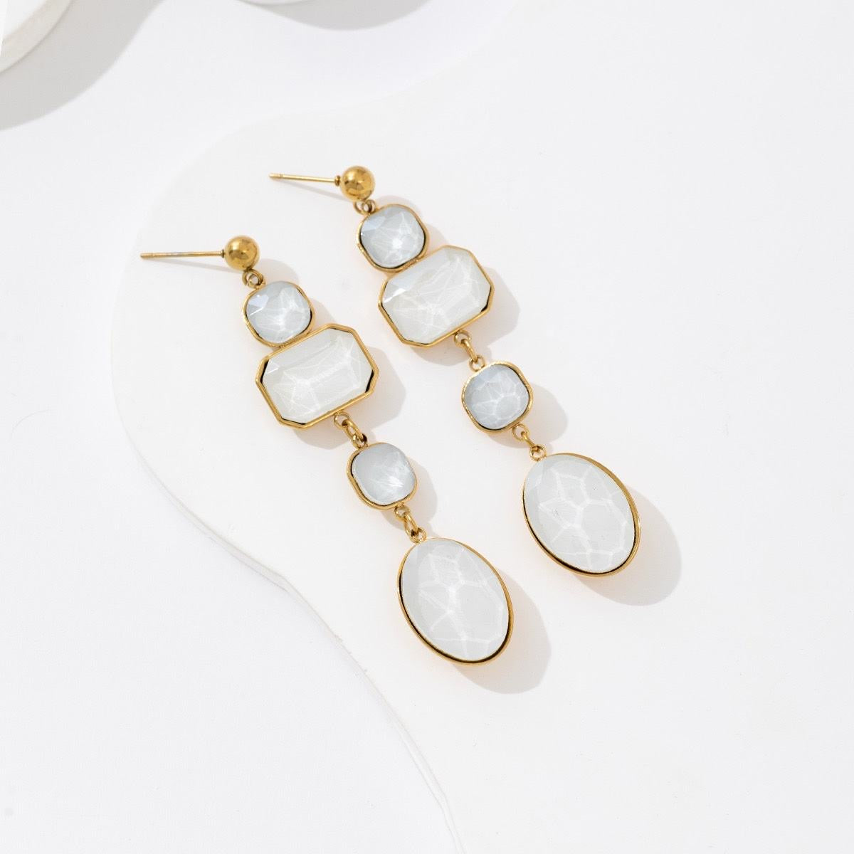 Boucles Pendantes Colorées