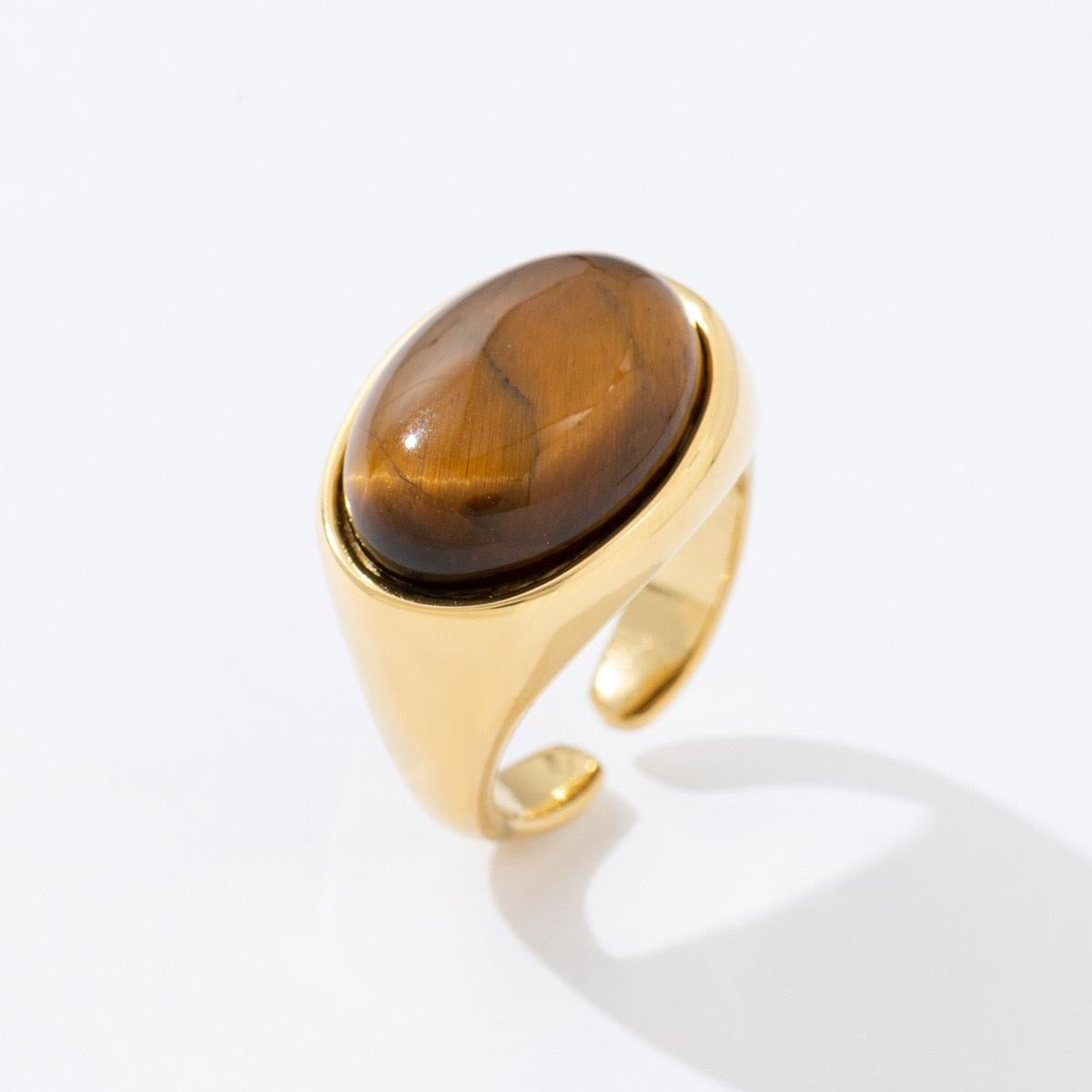 Bague Pierre Ovale