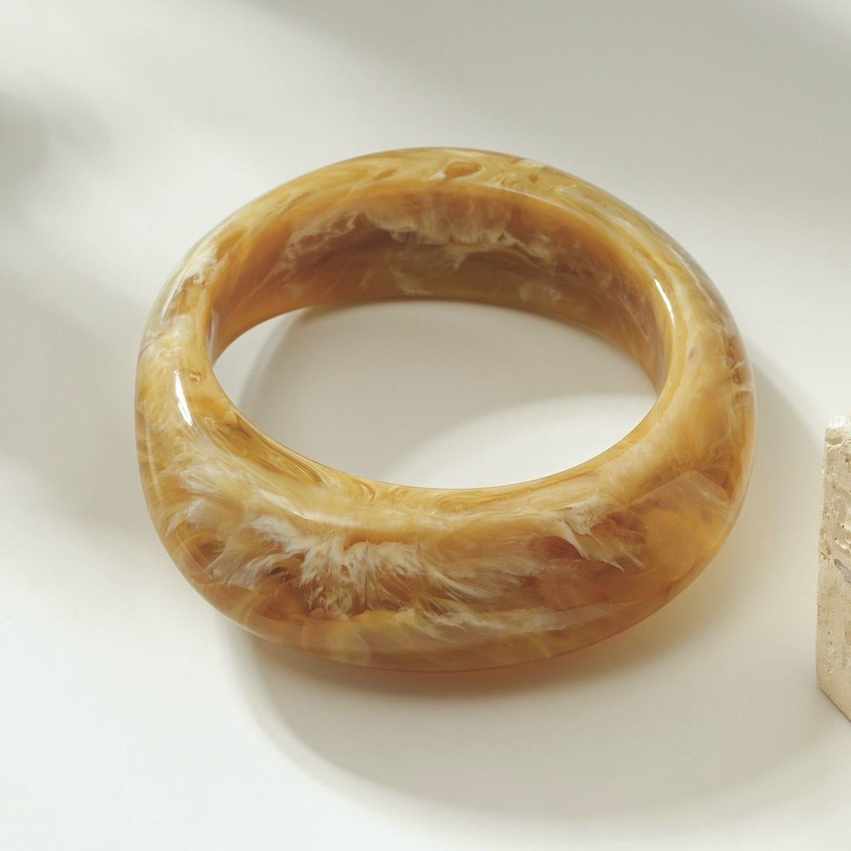 Bracelet Jonc Large Marbré