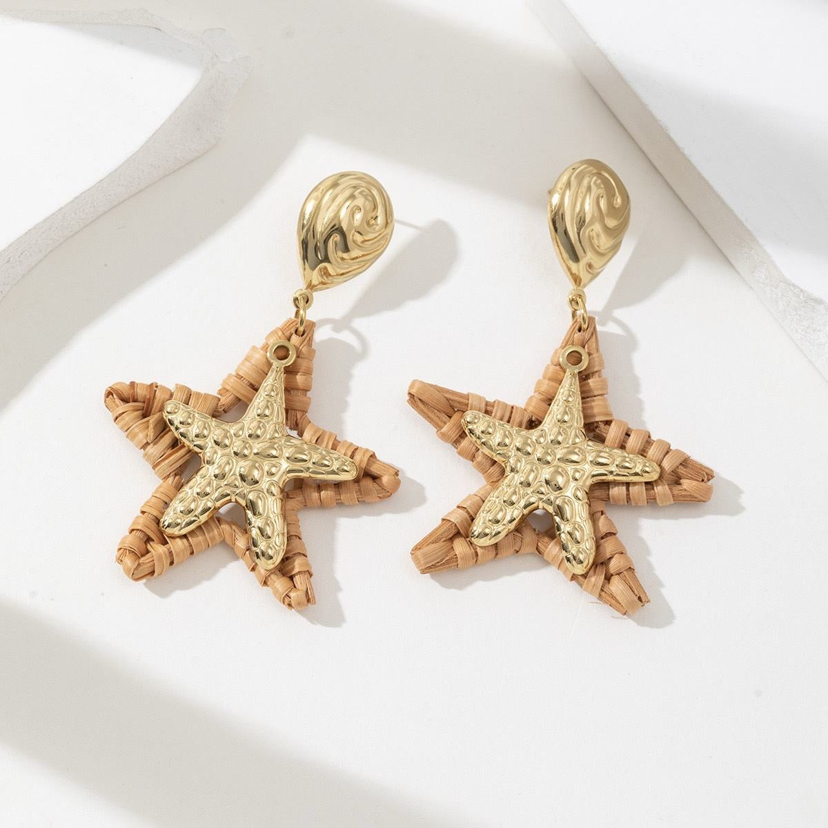 Boucles d’oreilles "Étoile des Tropiques"