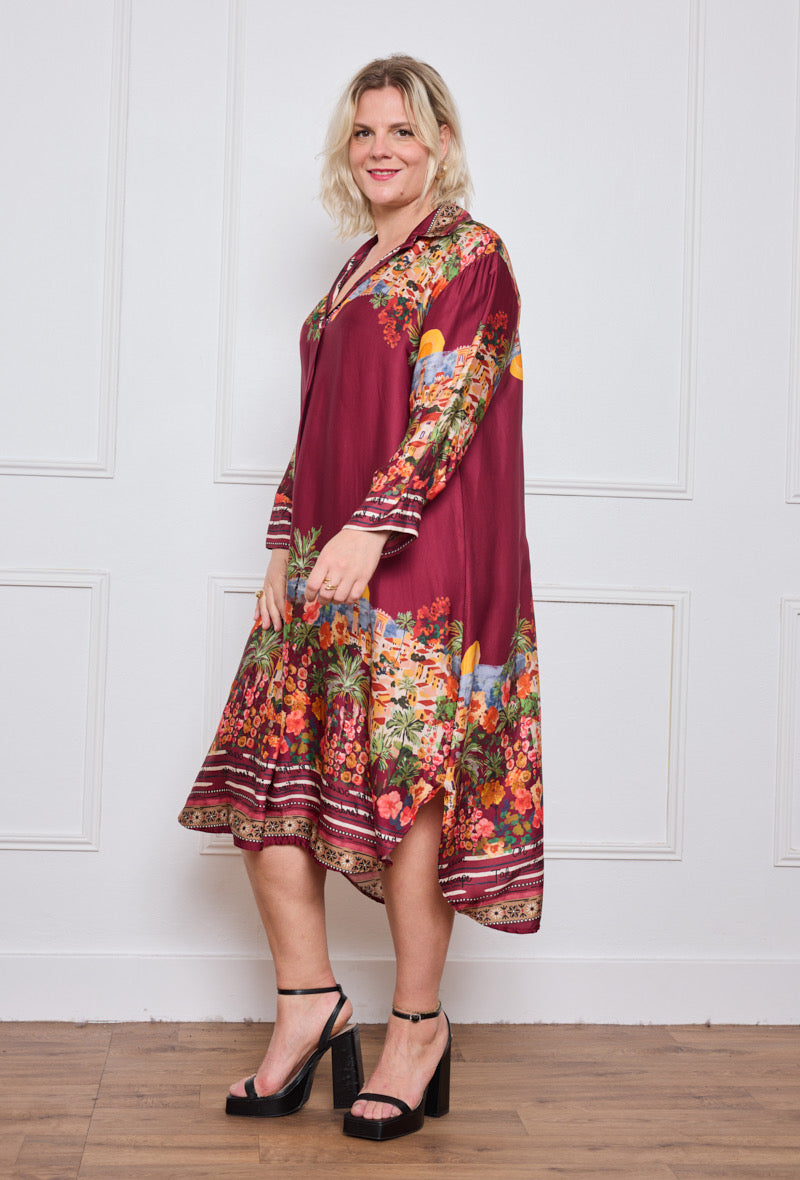 Robe Fluide Soie - TU du 44 au 50