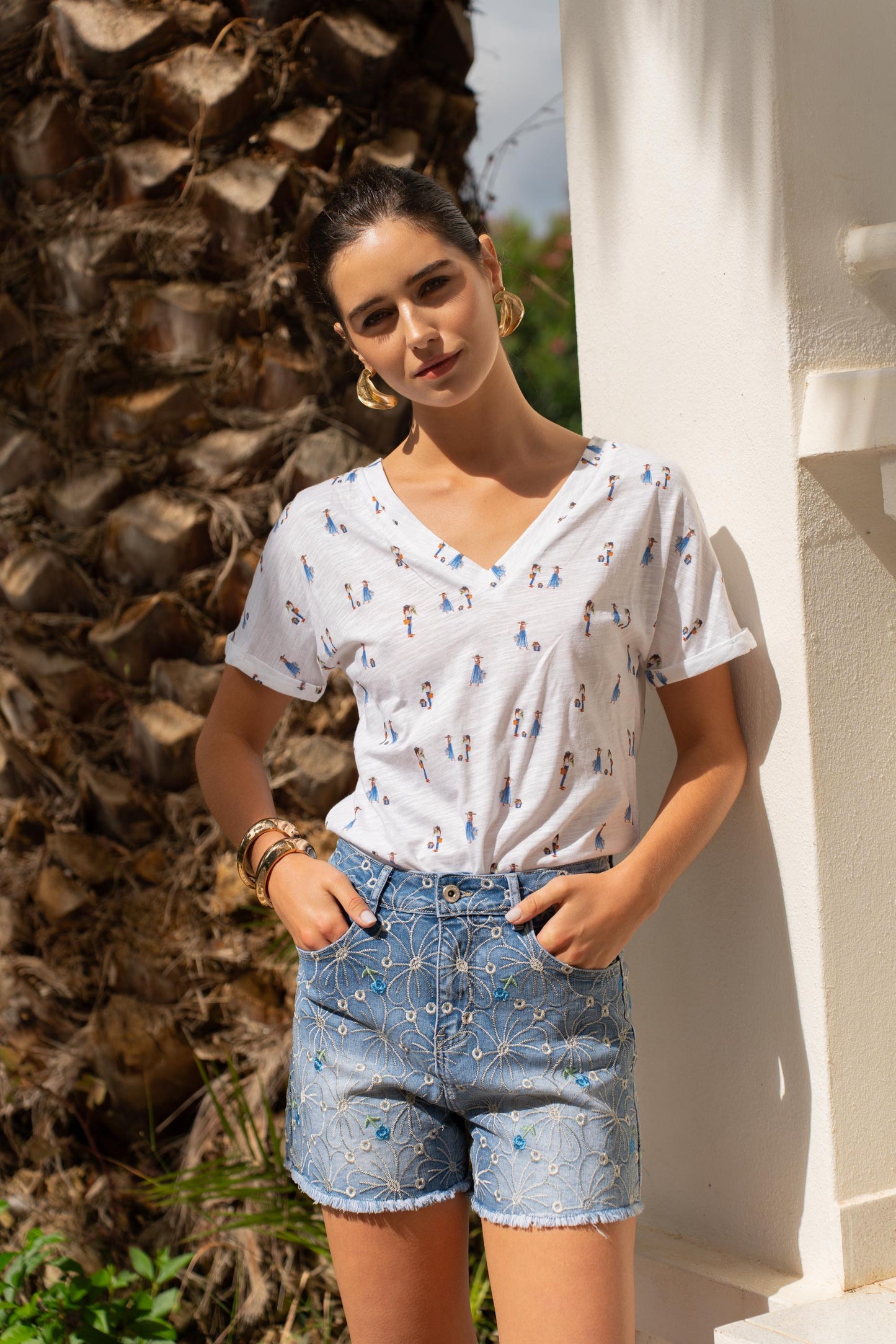Tee-shirt Coton Imprimé