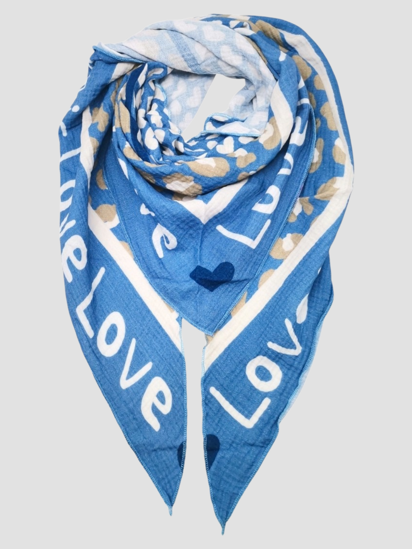 Foulard Triangle "Love is Love"