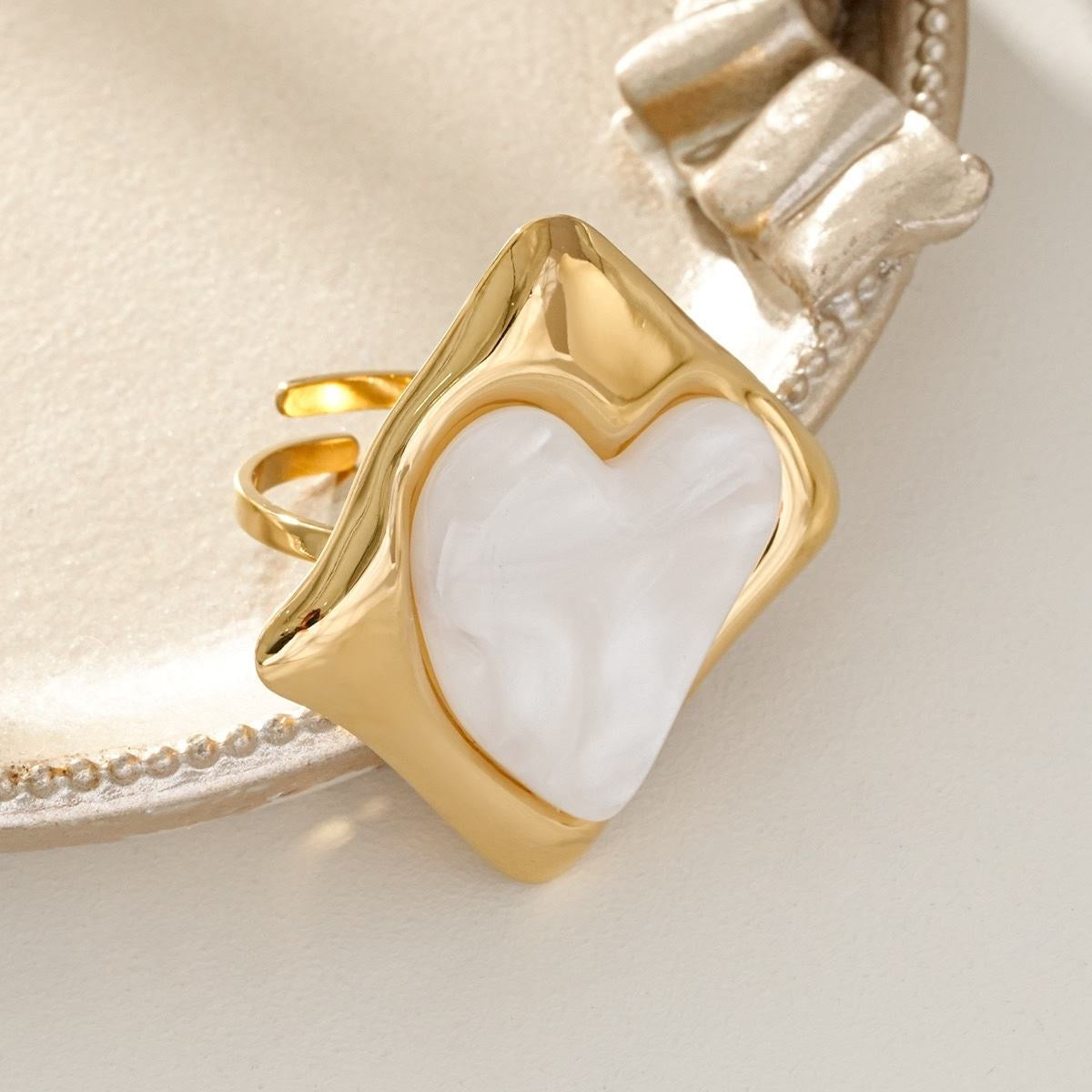 Bague fantaisie "Cœur Lovy"