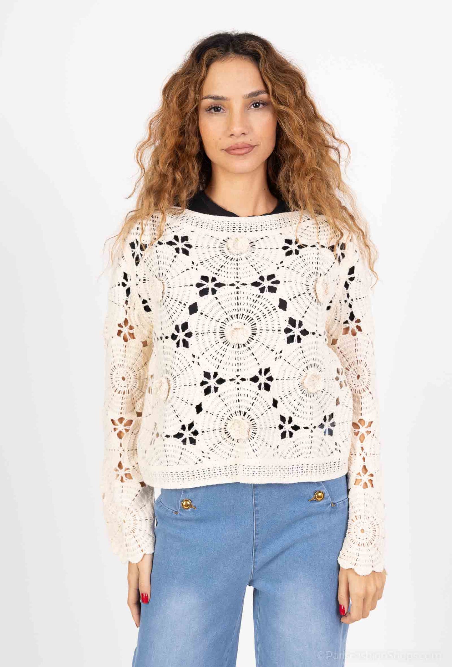 Pull Crochet Bohème