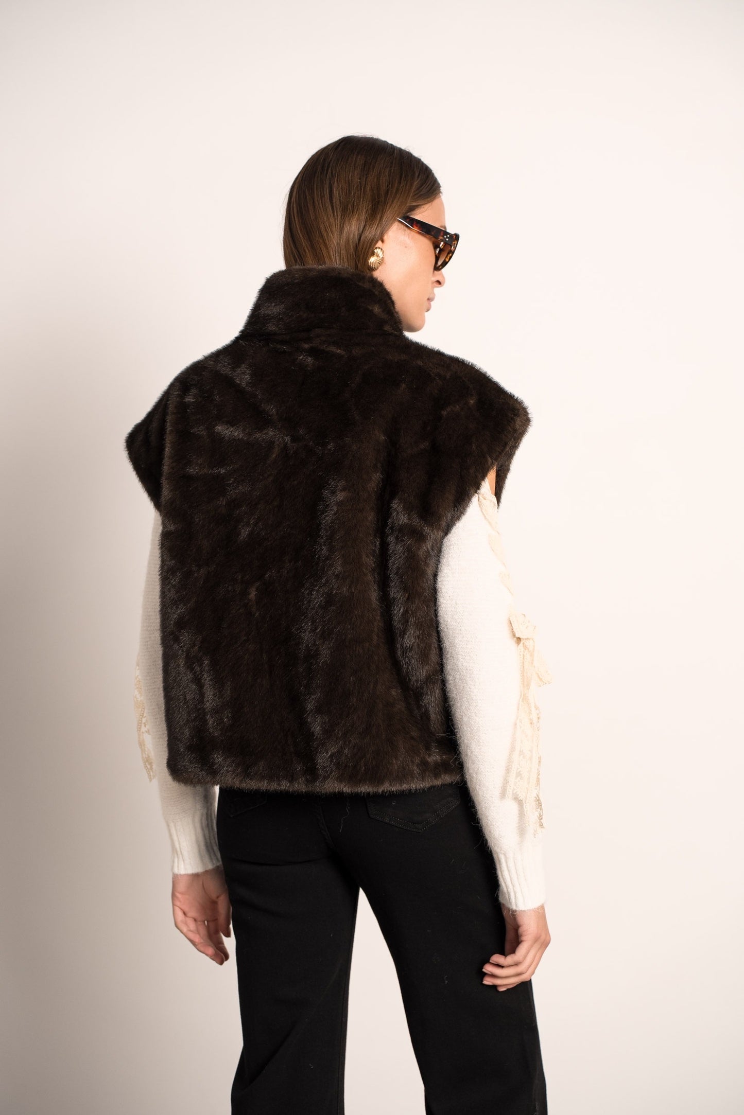 Veste Fausse Fourrure
