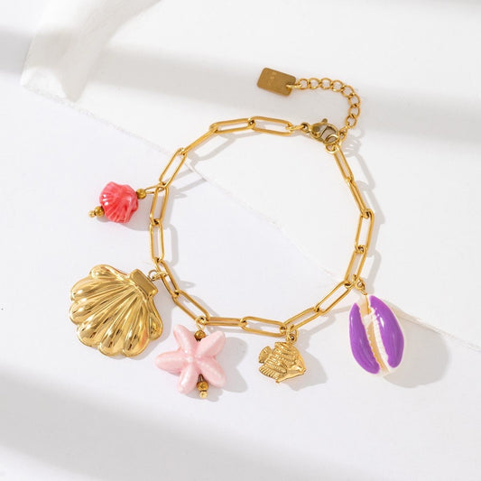 Bracelet Coquillage Coloré