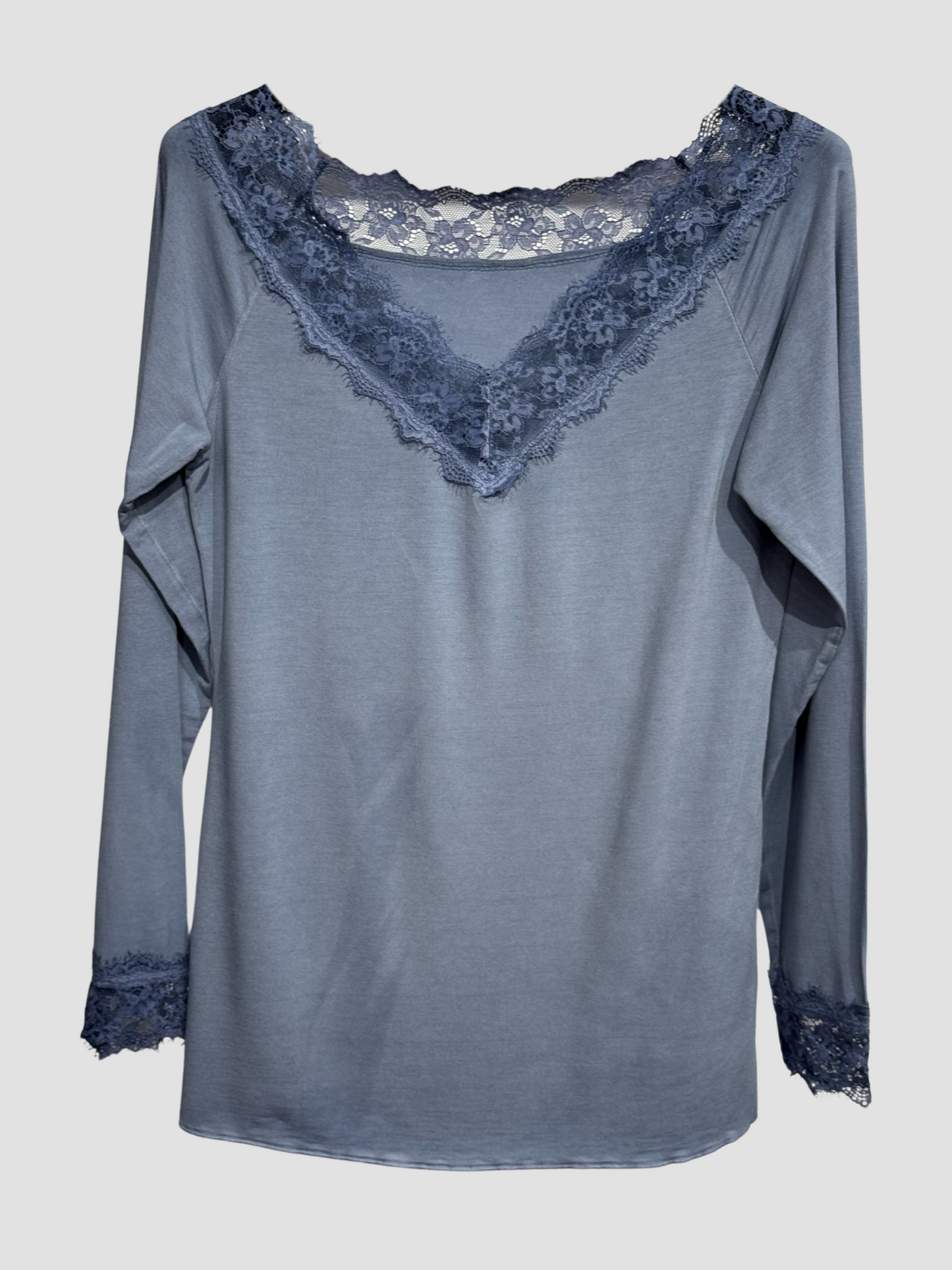 Sous Pull Uni avec Dentelles