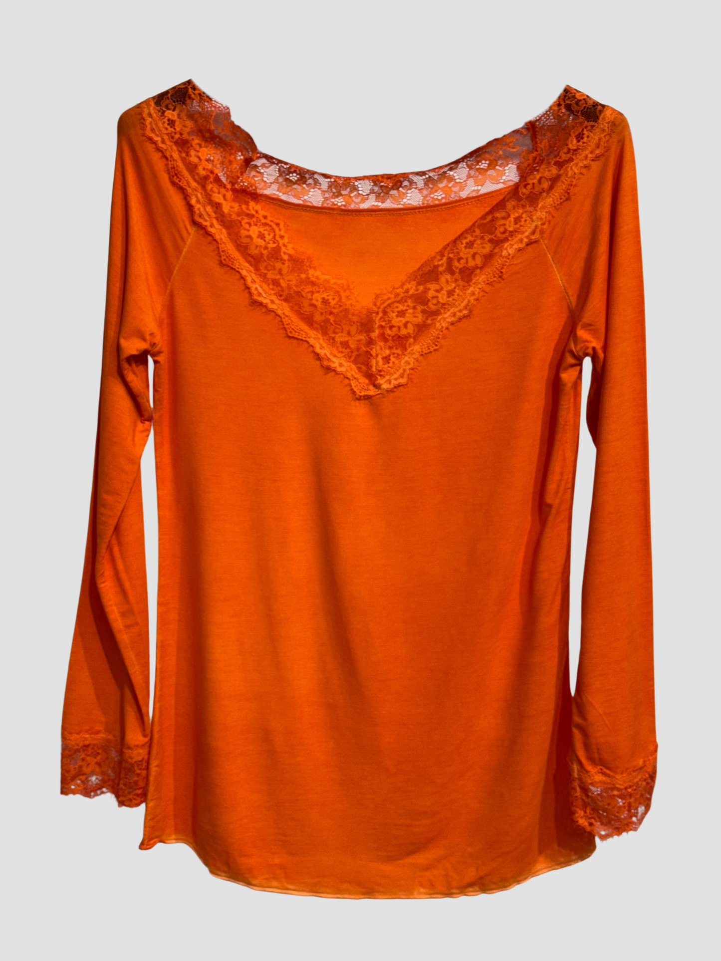 Sous Pull Uni avec Dentelles