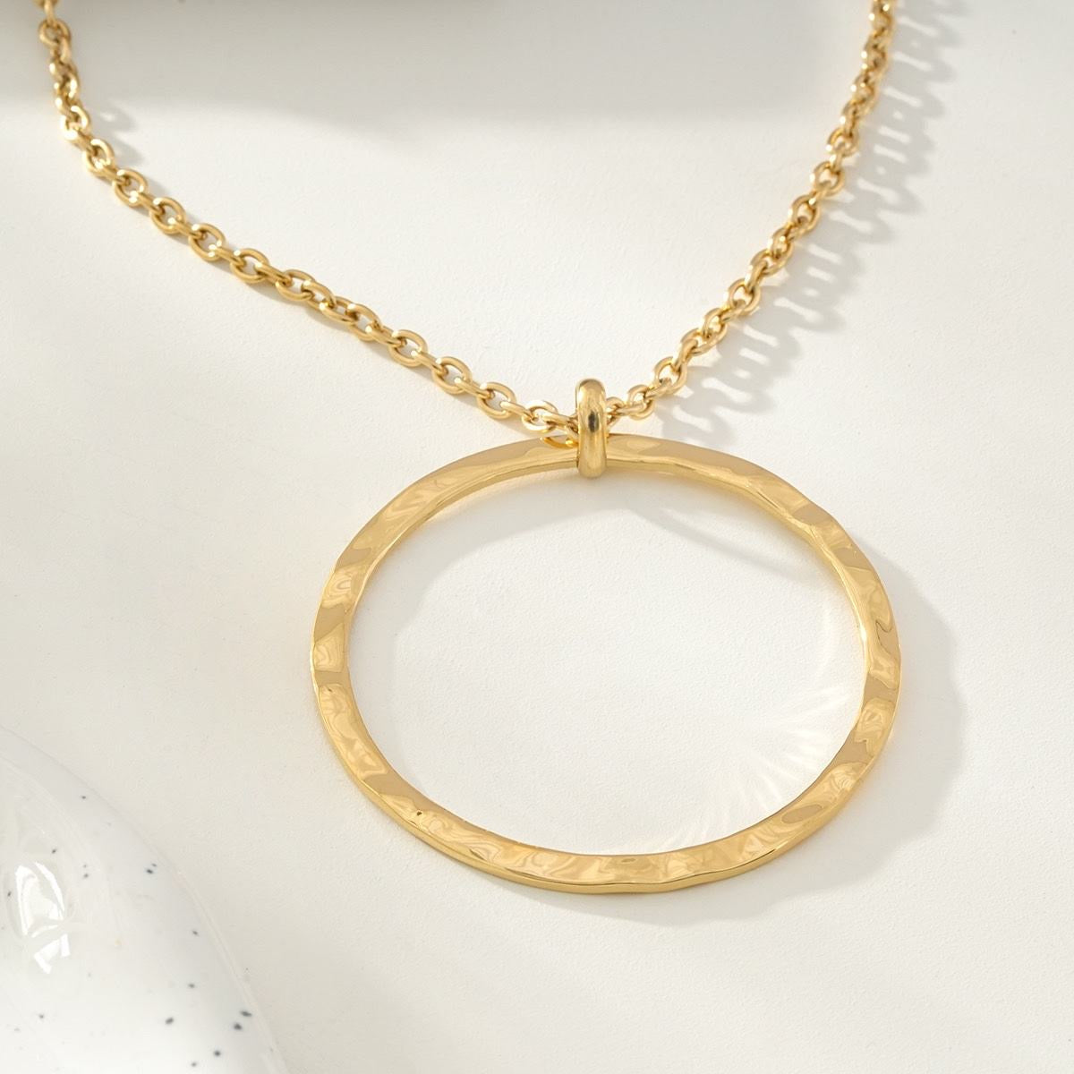 Collier "Cercle Doré"