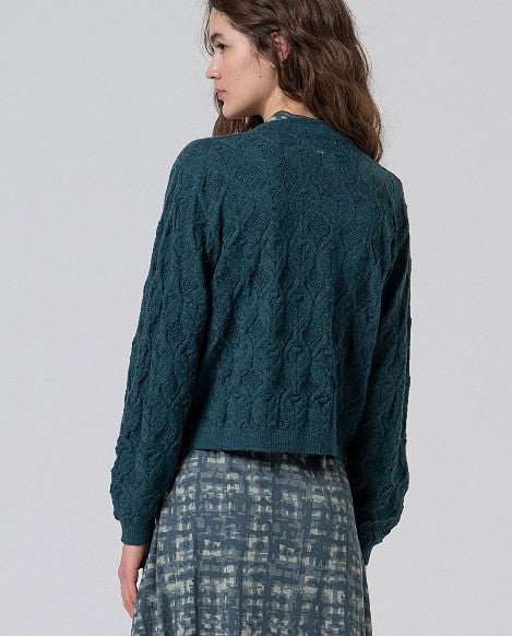 Cardigan Maille Torsadée - Surkana