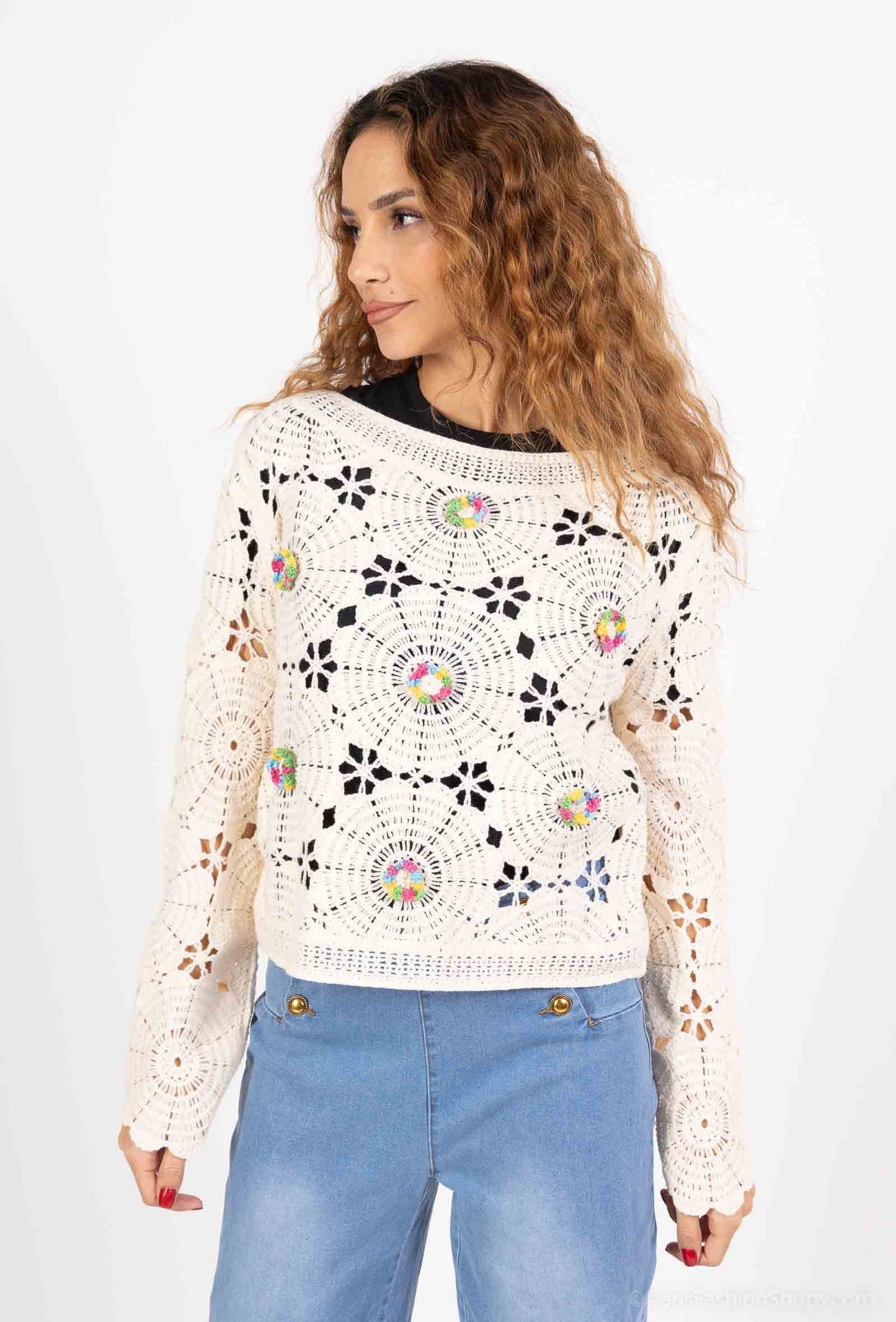 Pull Crochet Bohème