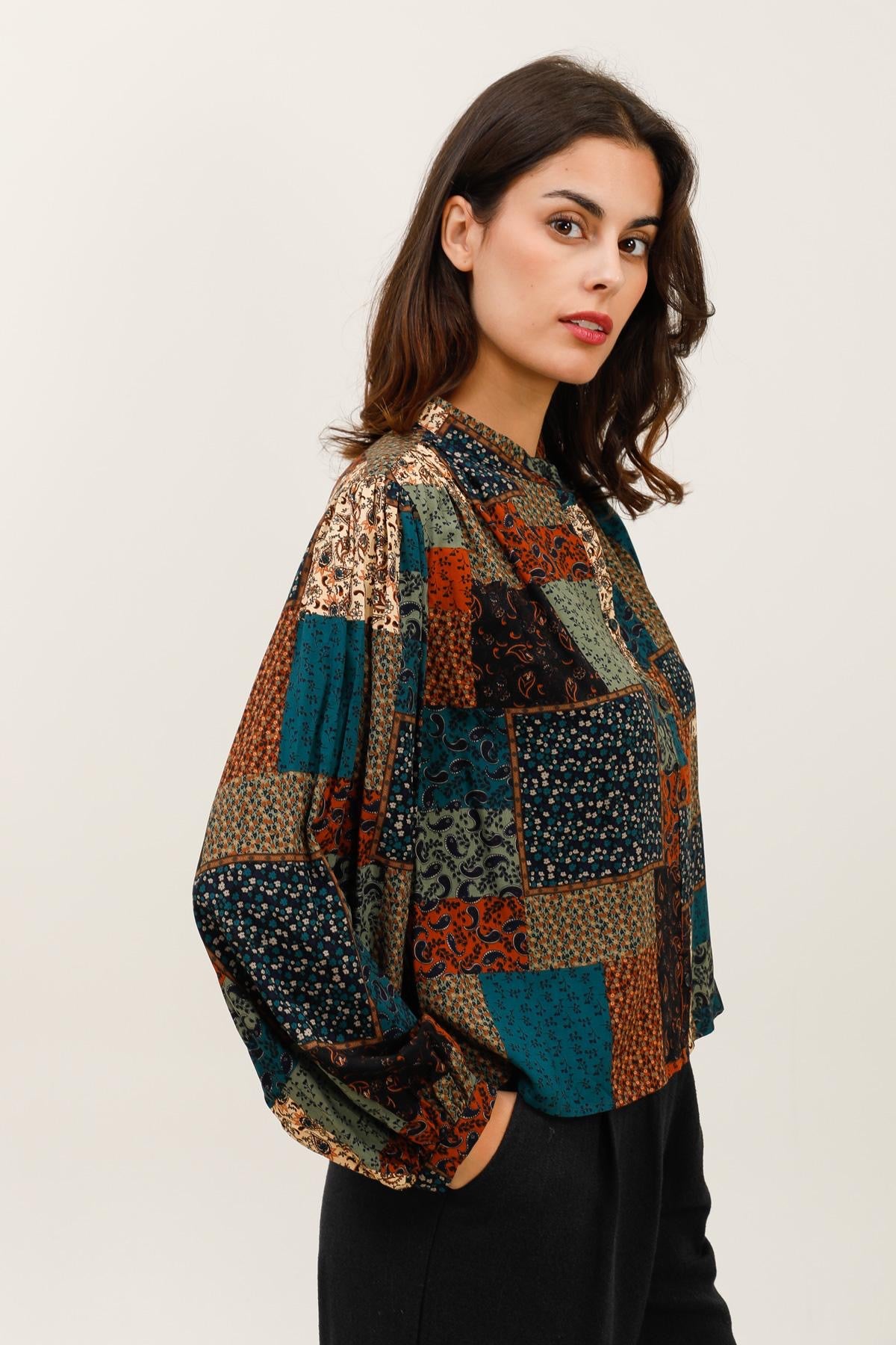Chemise Patchwork Coton