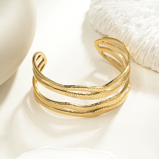 Manchette Ondulée Dorée