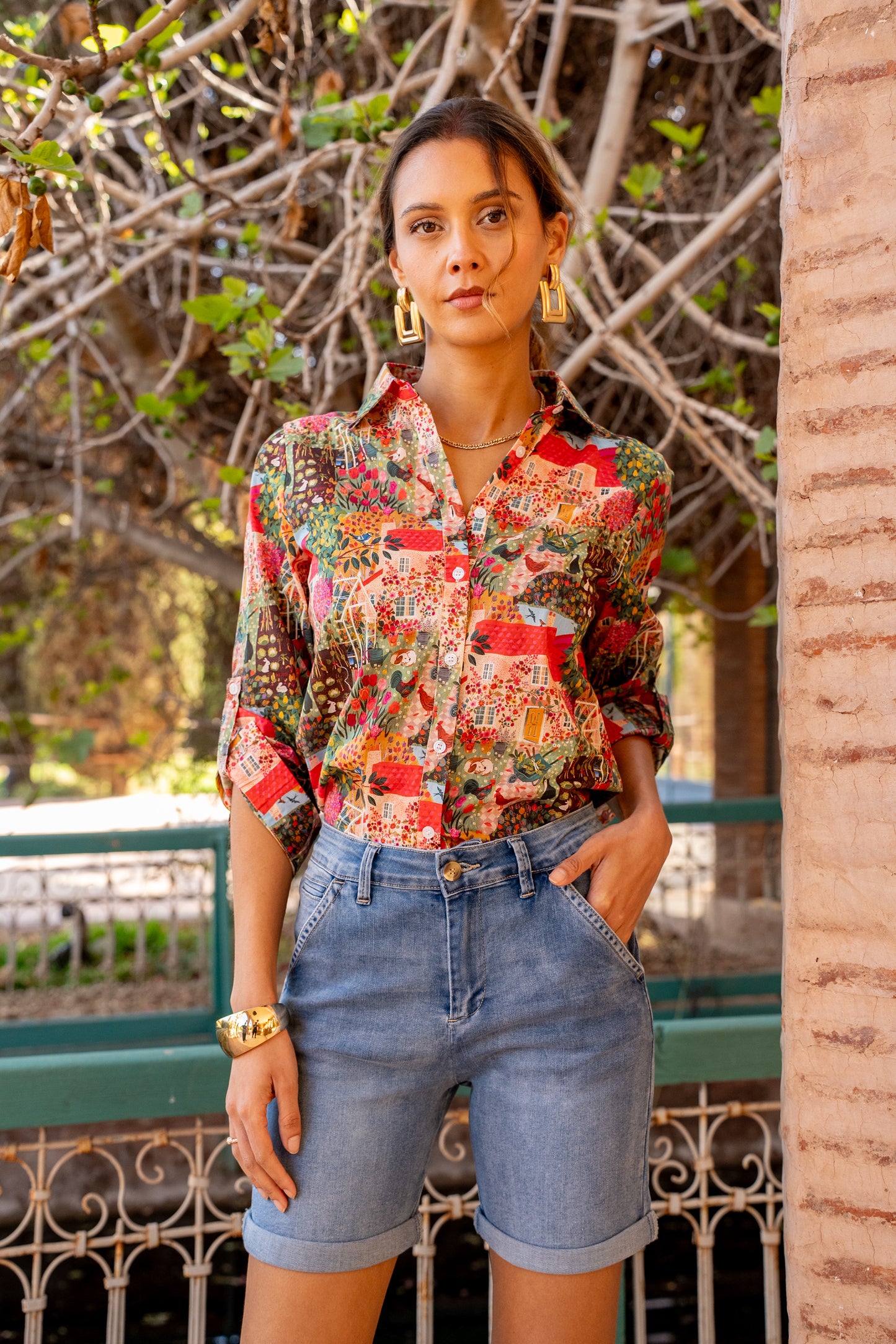Chemise "Jardin Secret"