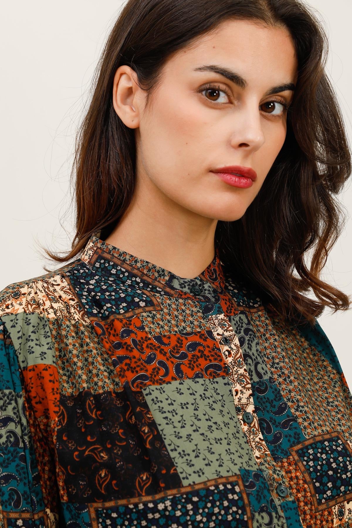 Chemise Patchwork Coton