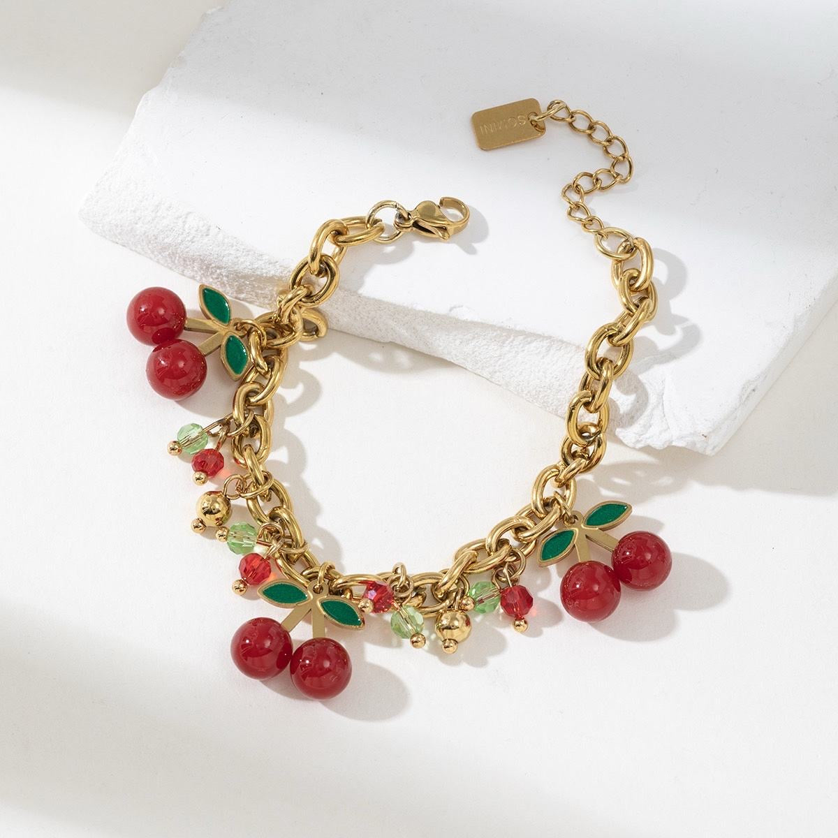Bracelet Fantaisie "Fruits Rouges"