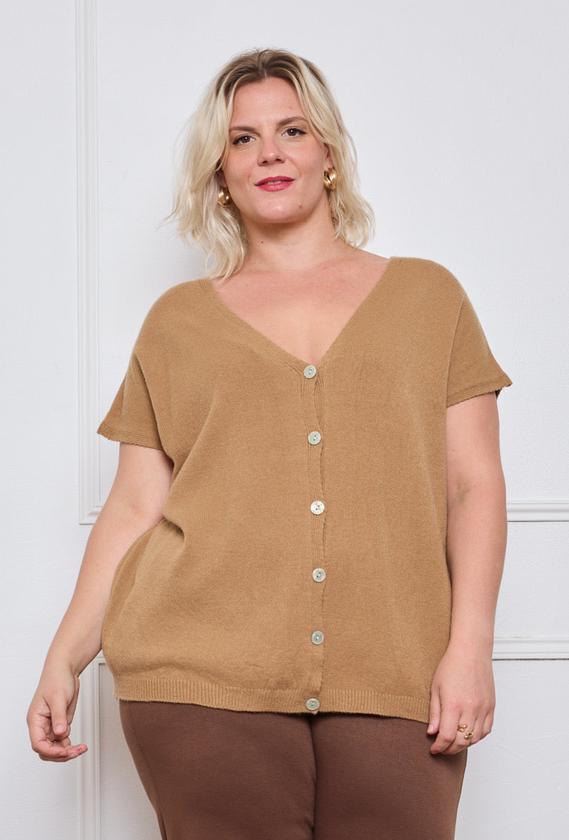 Gilet sans Manches Fluide - TU du 44 au 50