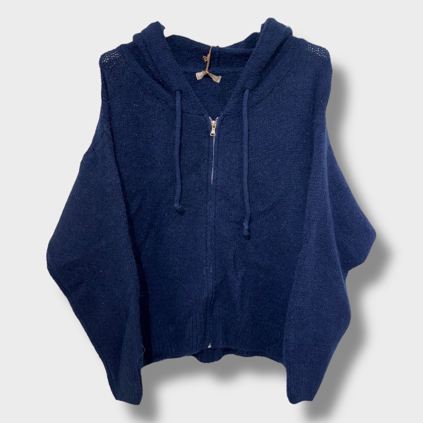 Gilet Capuche Mohair