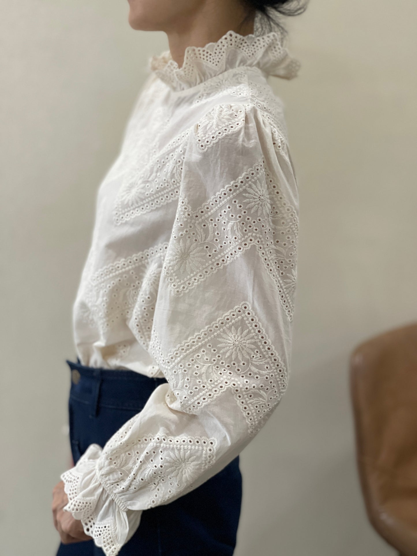 Blouse Féminine Brodée