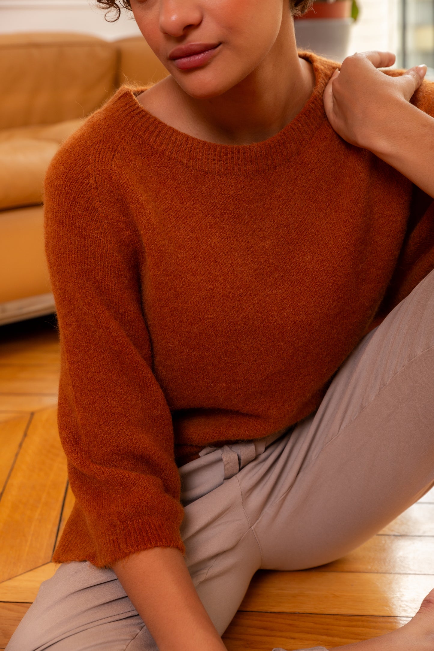 Pull Alpaga Col Rond