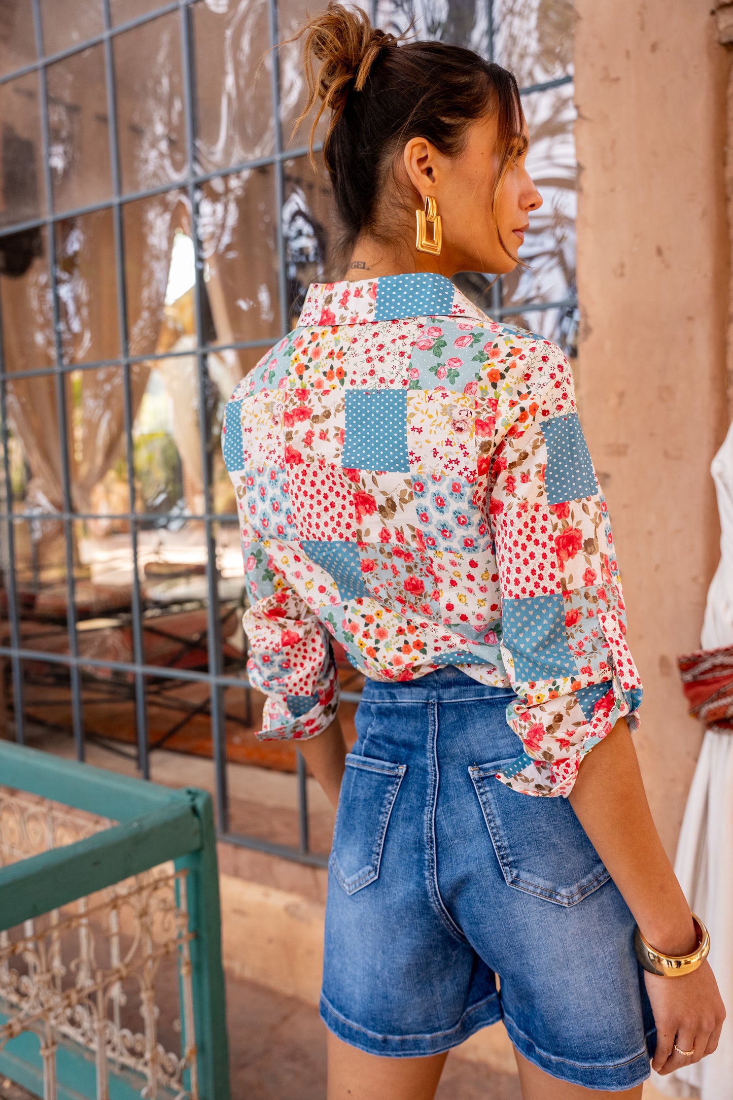 Chemise "Patchwork Floral"