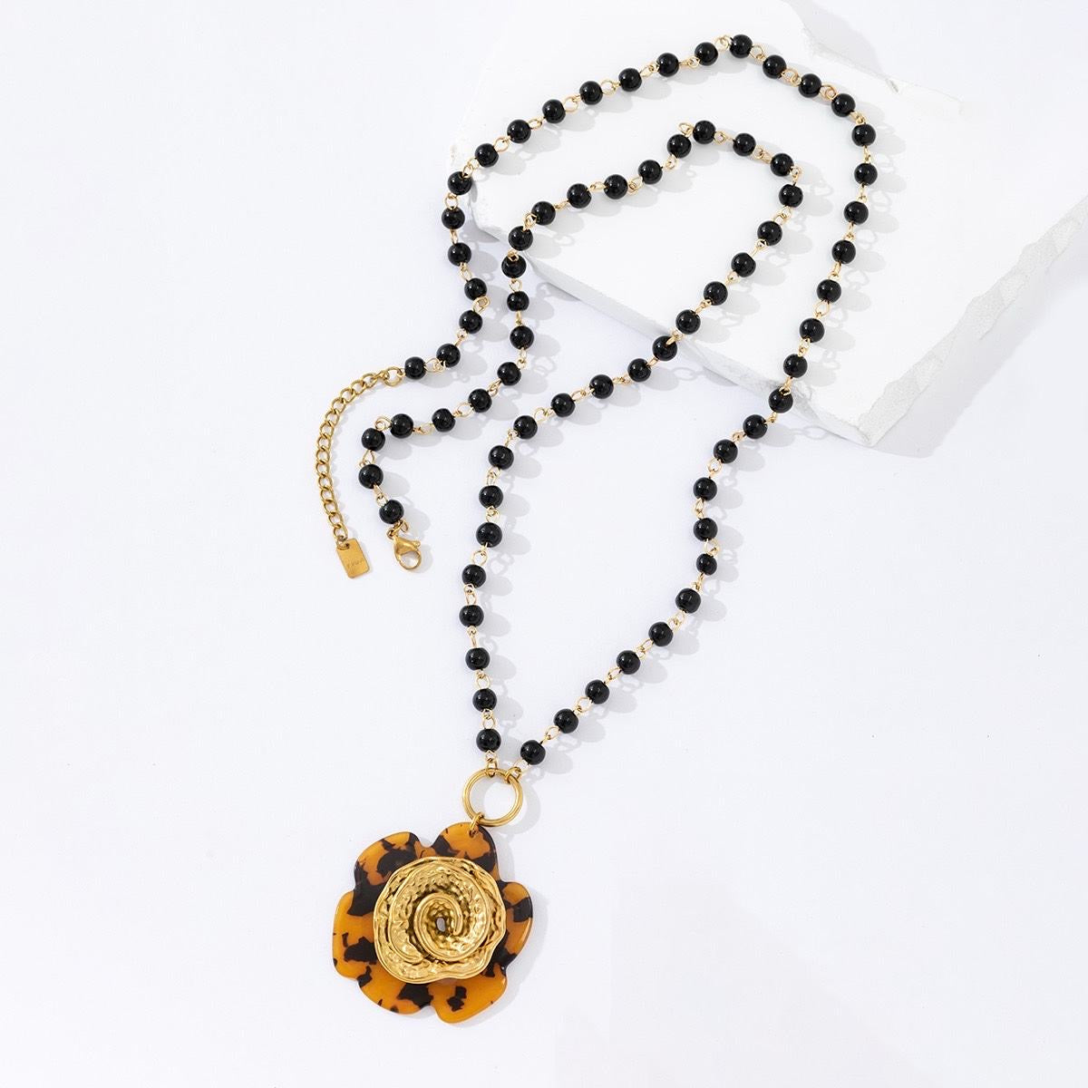 Collier Pendentif Fleur