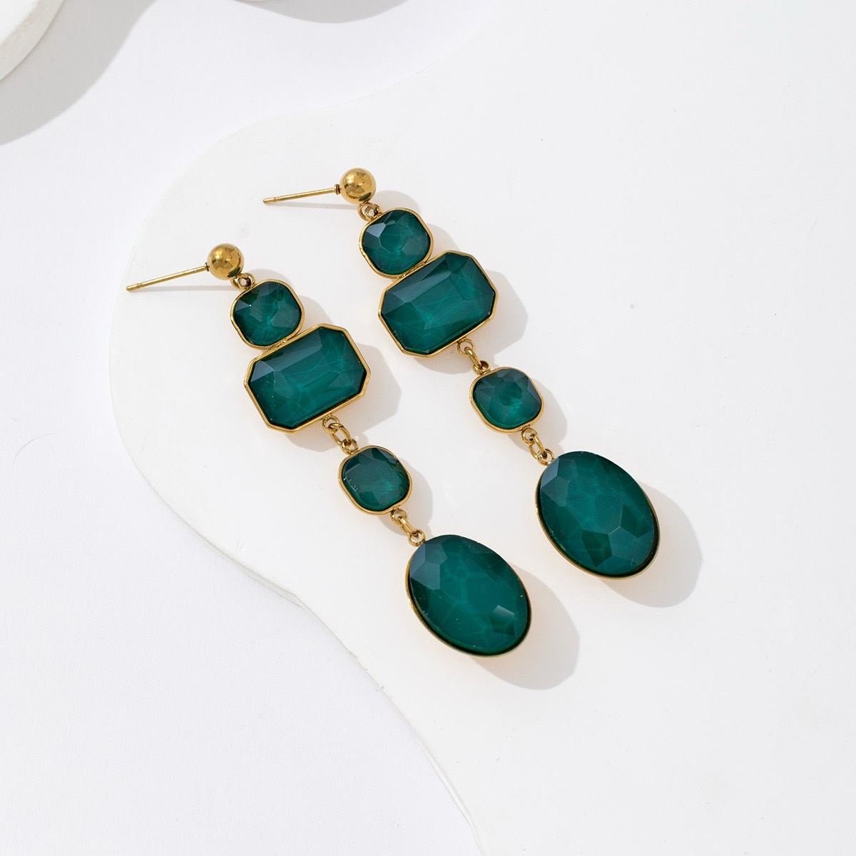 Boucles Pendantes Colorées