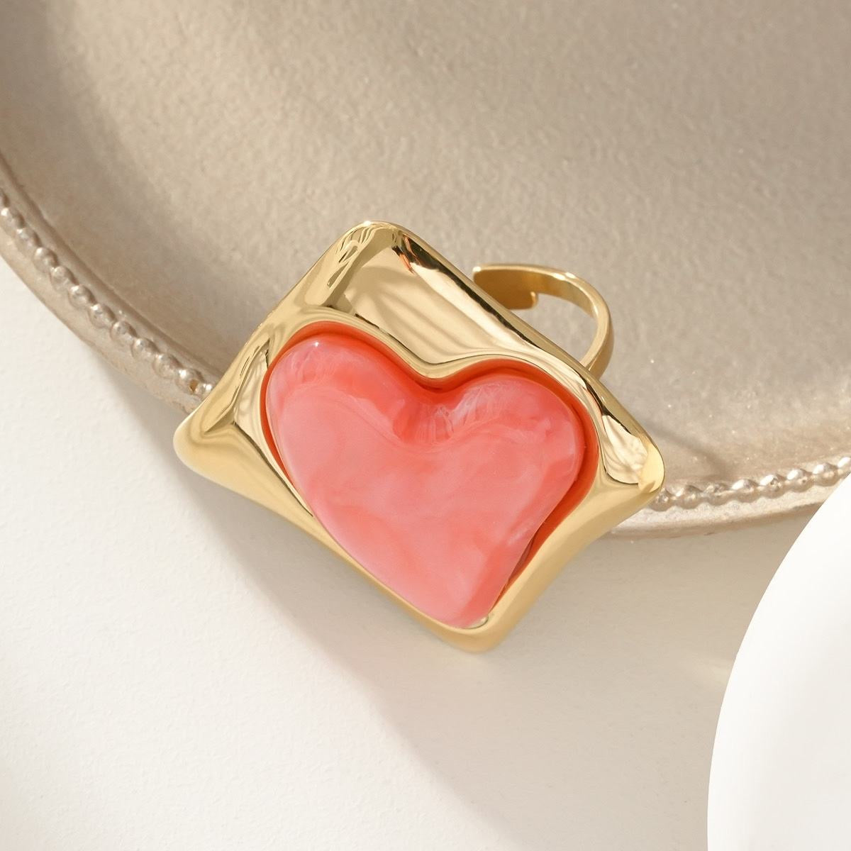 Bague fantaisie "Cœur Lovy"