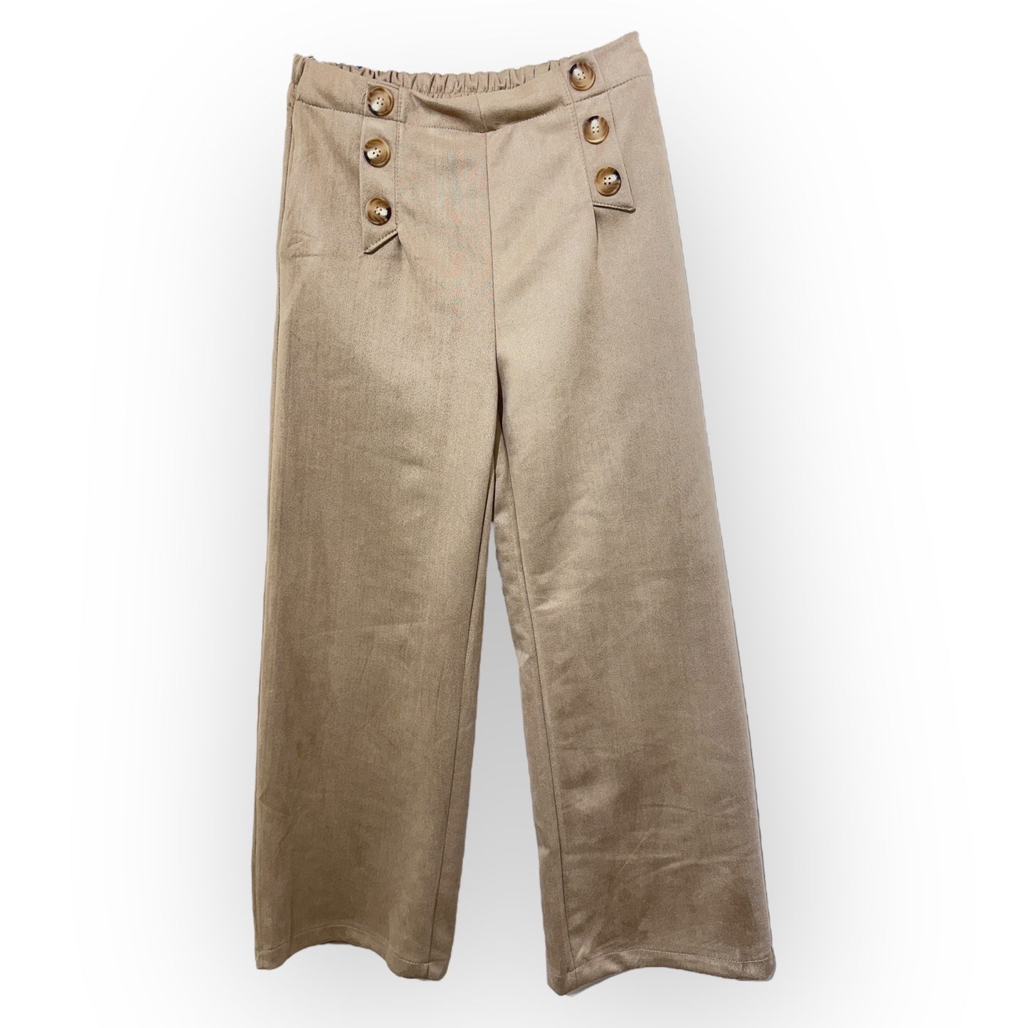 Pantalon Suédine Boutons