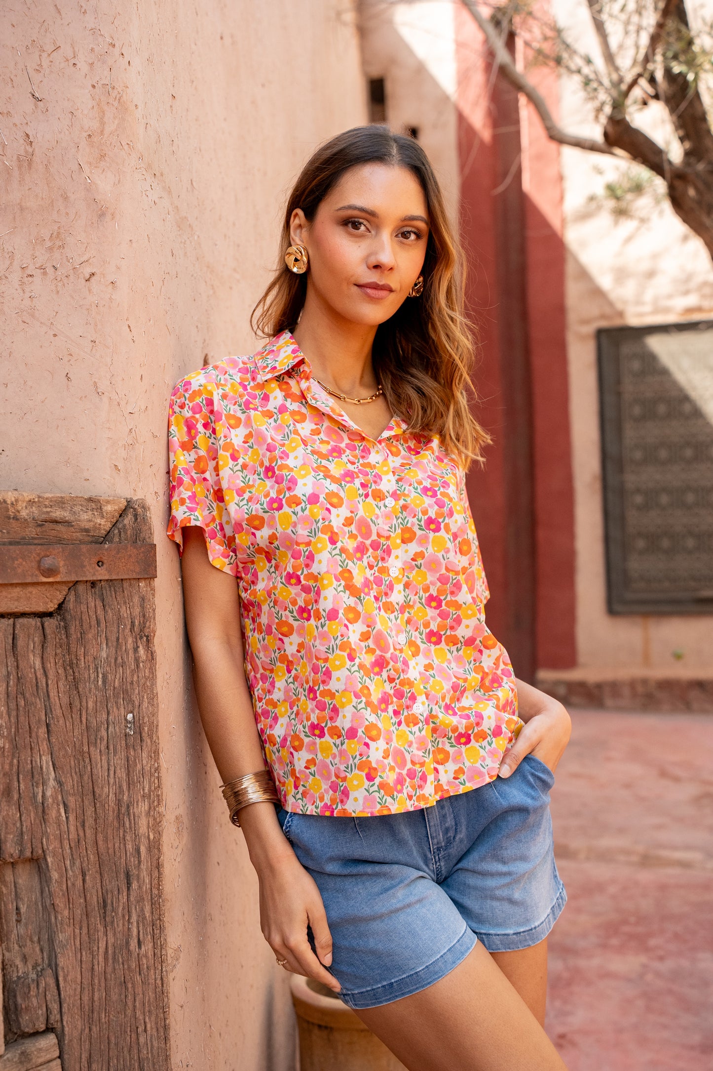 Chemise "Fleur d’Été"