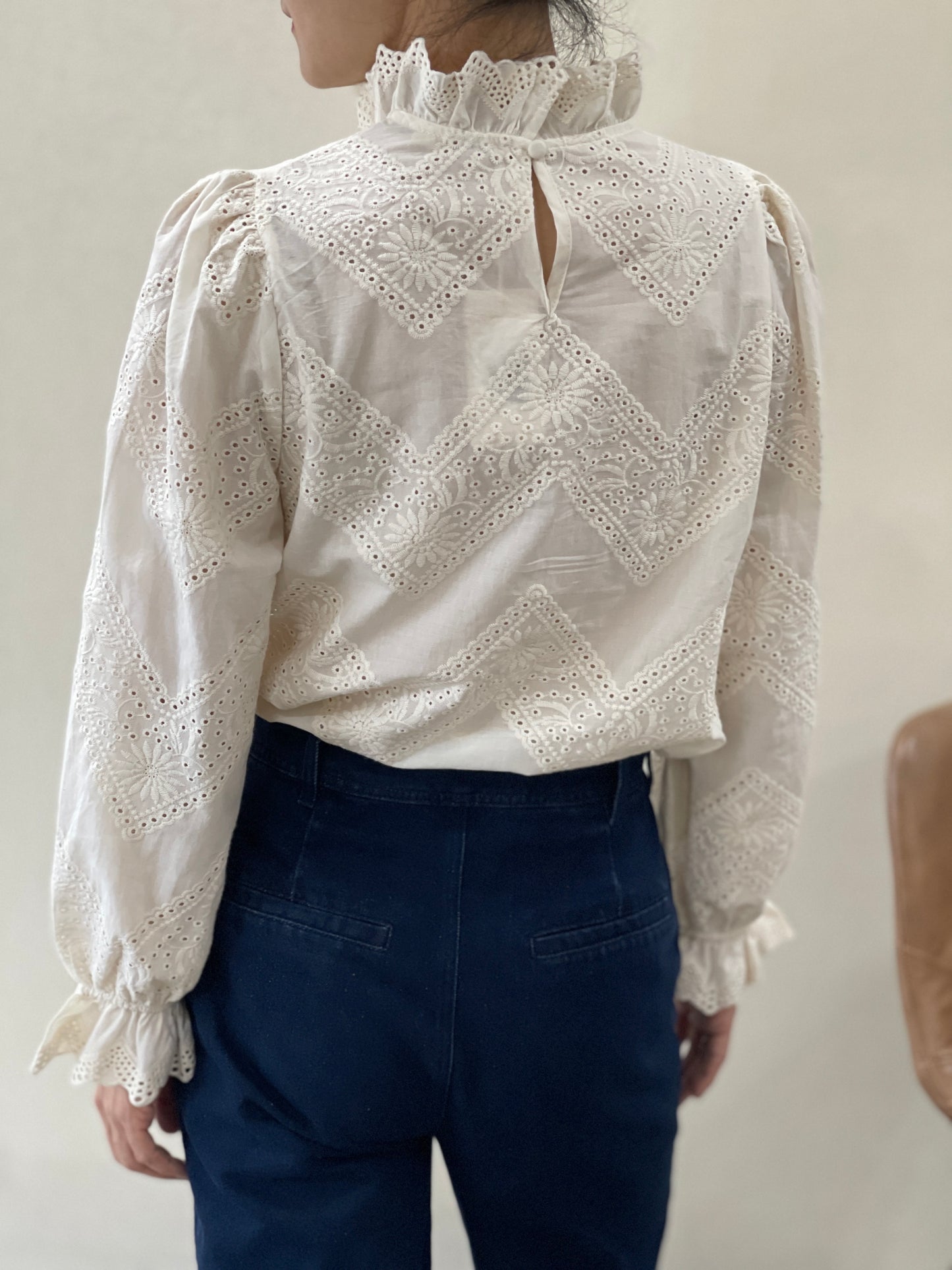 Blouse Féminine Brodée