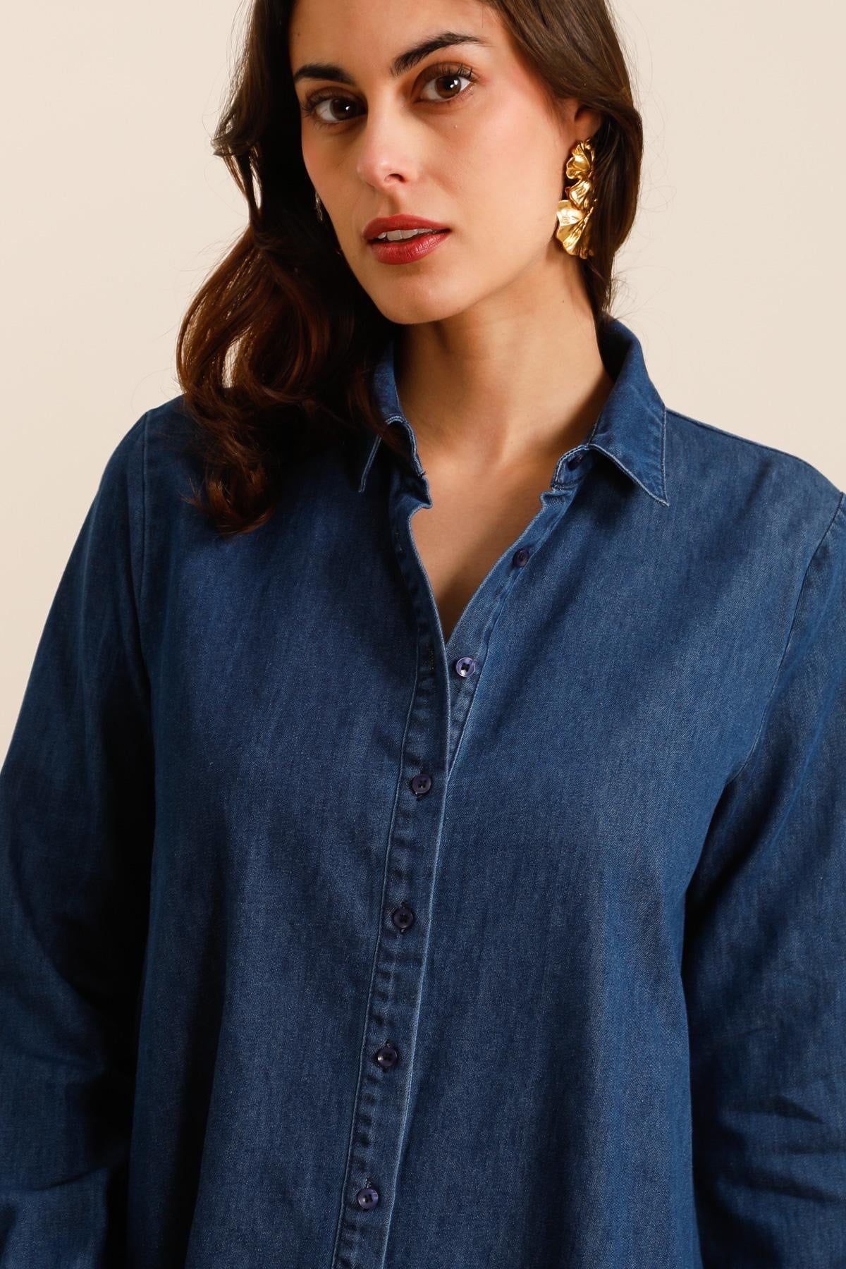 Robe Denim Rétro