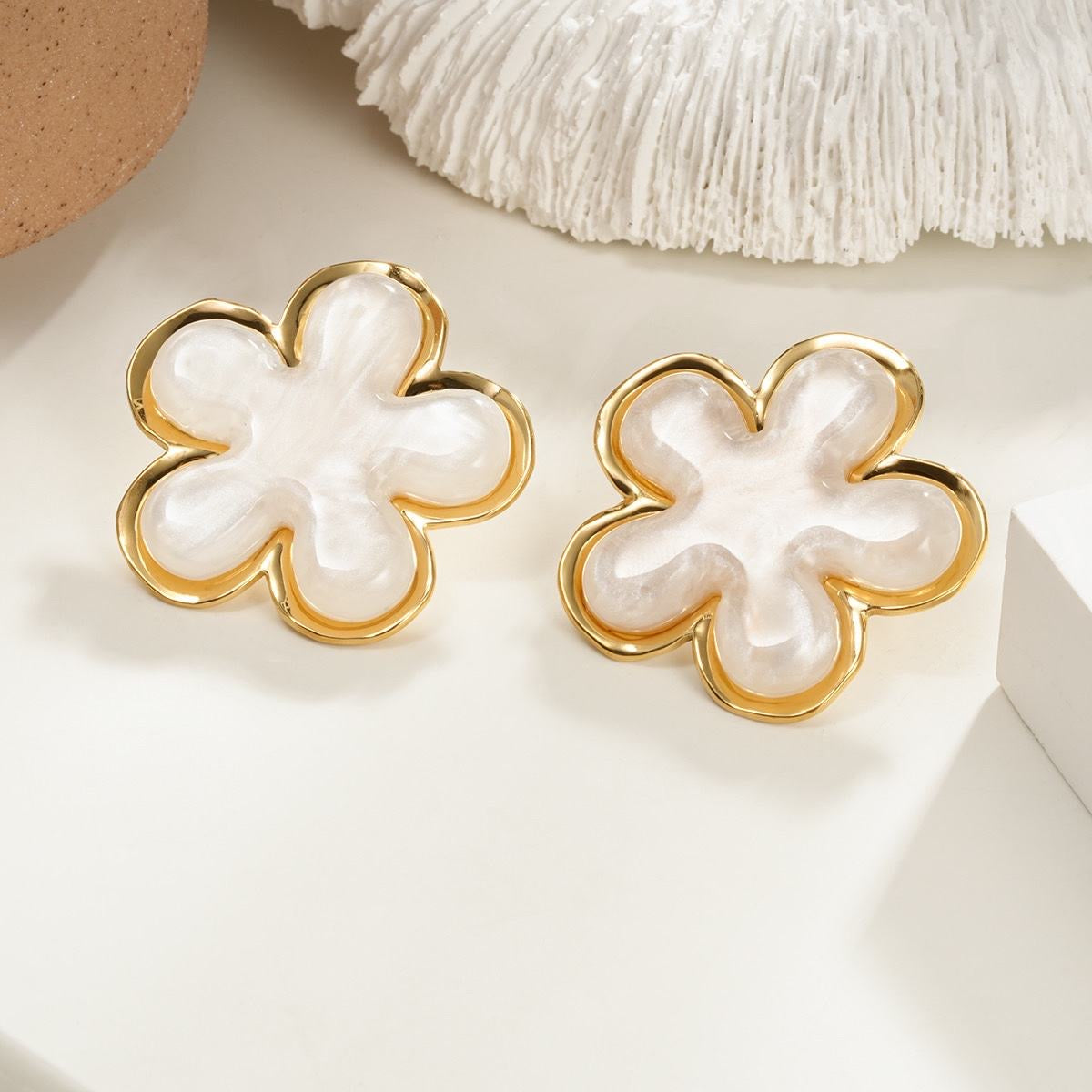 Boucles Fleur Nacrée