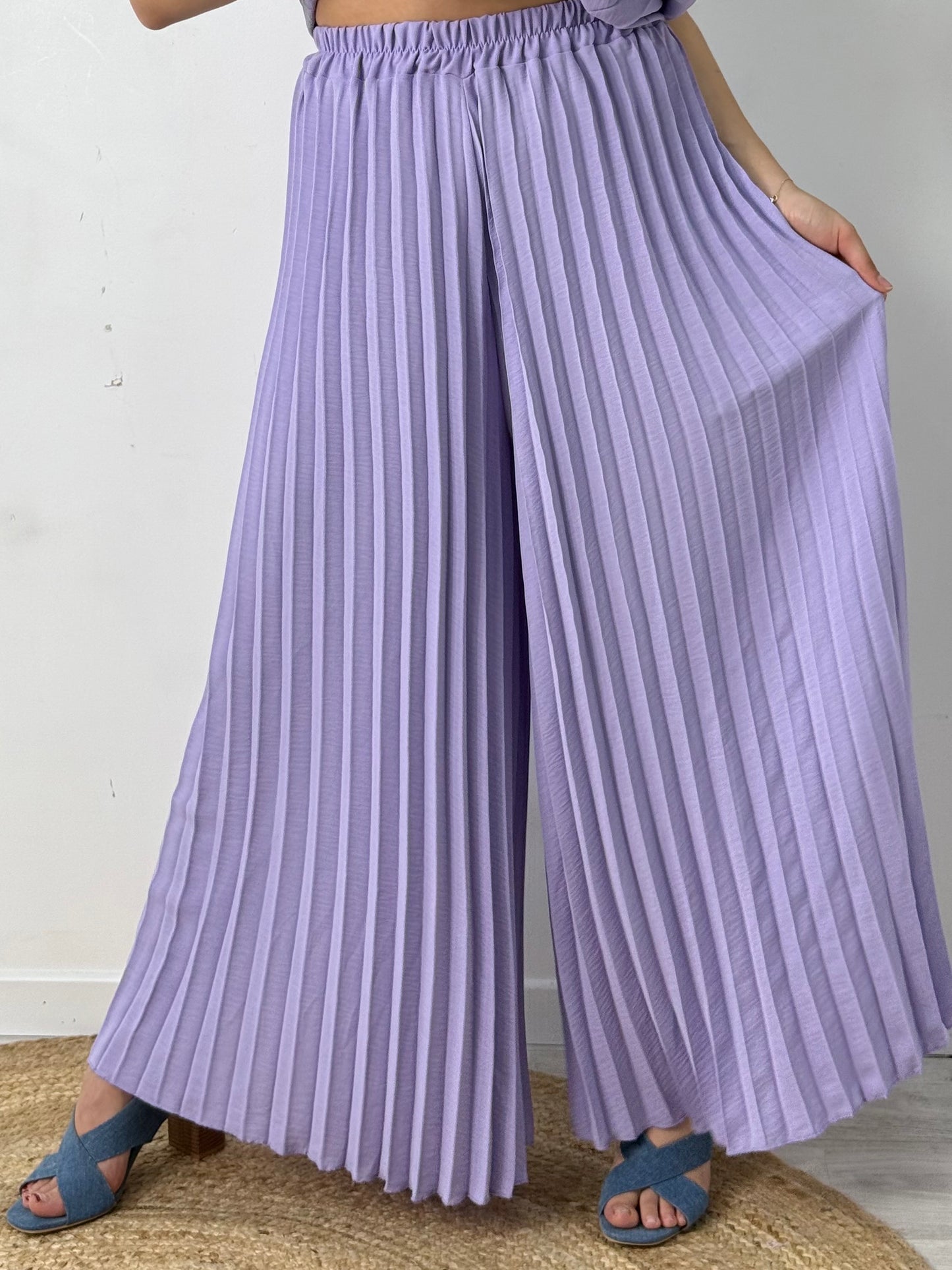 Pantalons Grande Taille Plissés