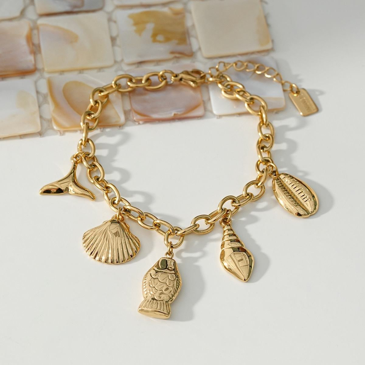 Bracelet "Trésor Marin" en Acier Inoxydable