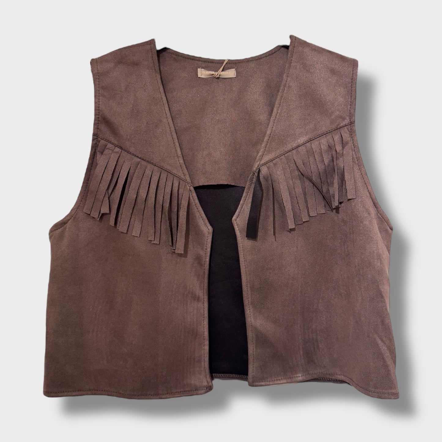 Gilet Franges Bohème