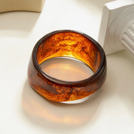 Bracelet Jonc Ambré