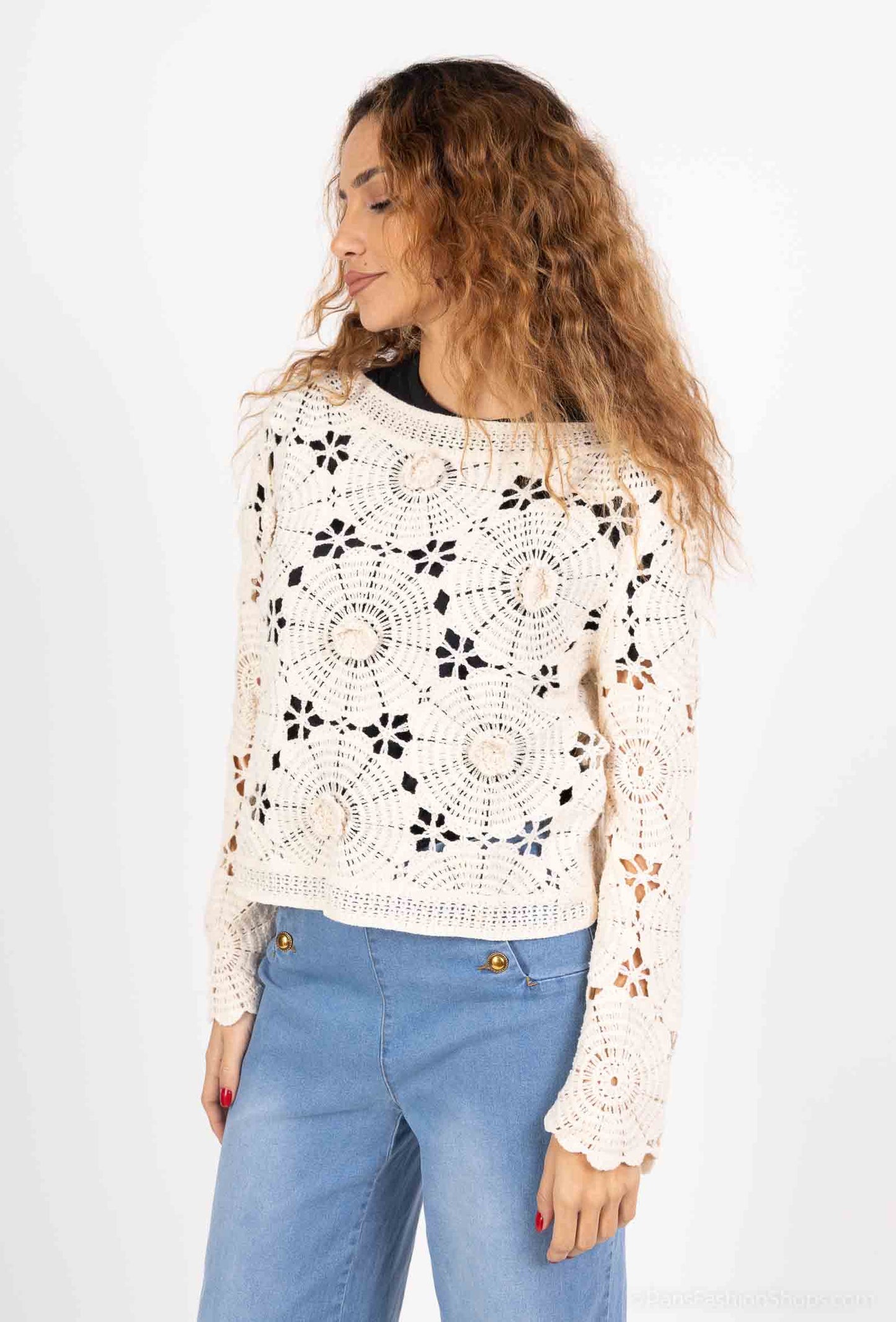 Pull Crochet Bohème