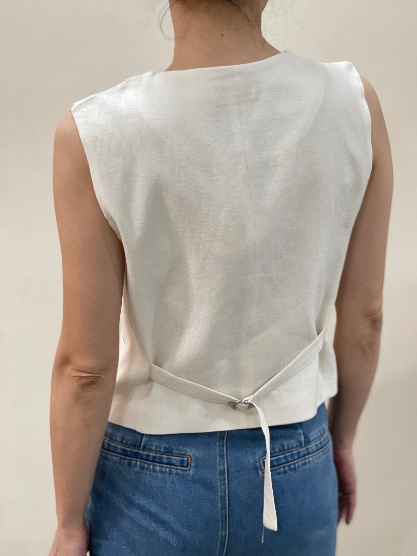 Gilet sans Manches Structuré