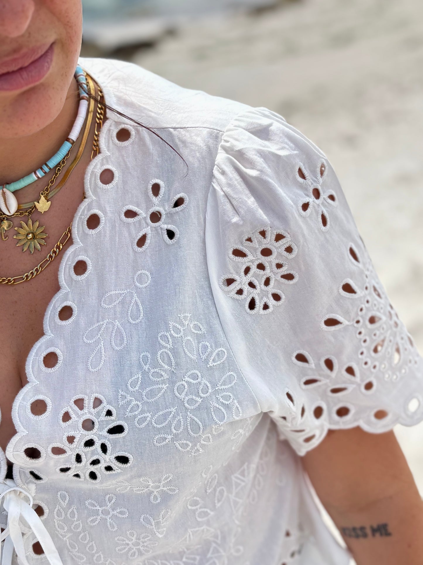 Blouse Romance Brodée
