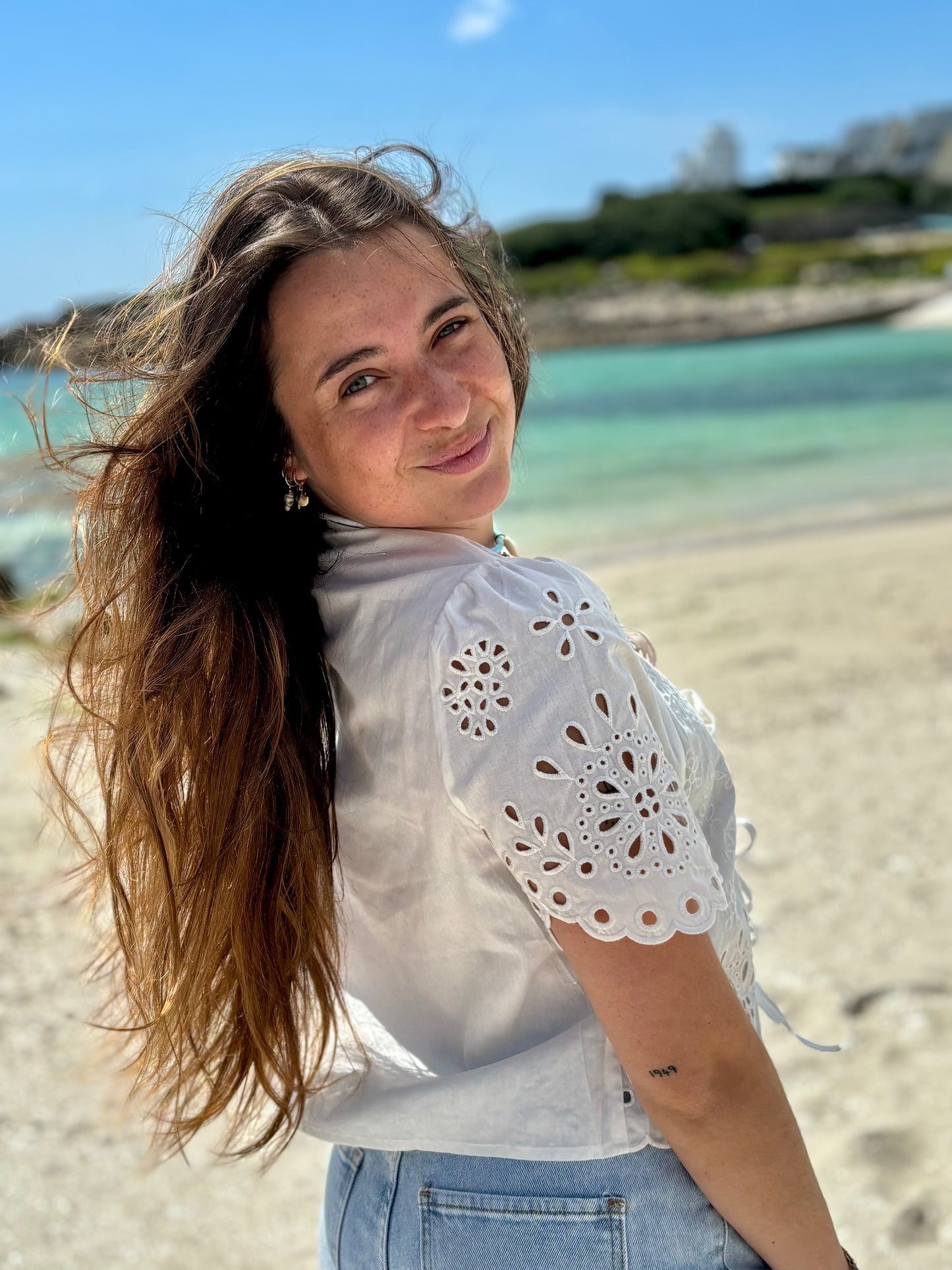 Blouse Romance Brodée